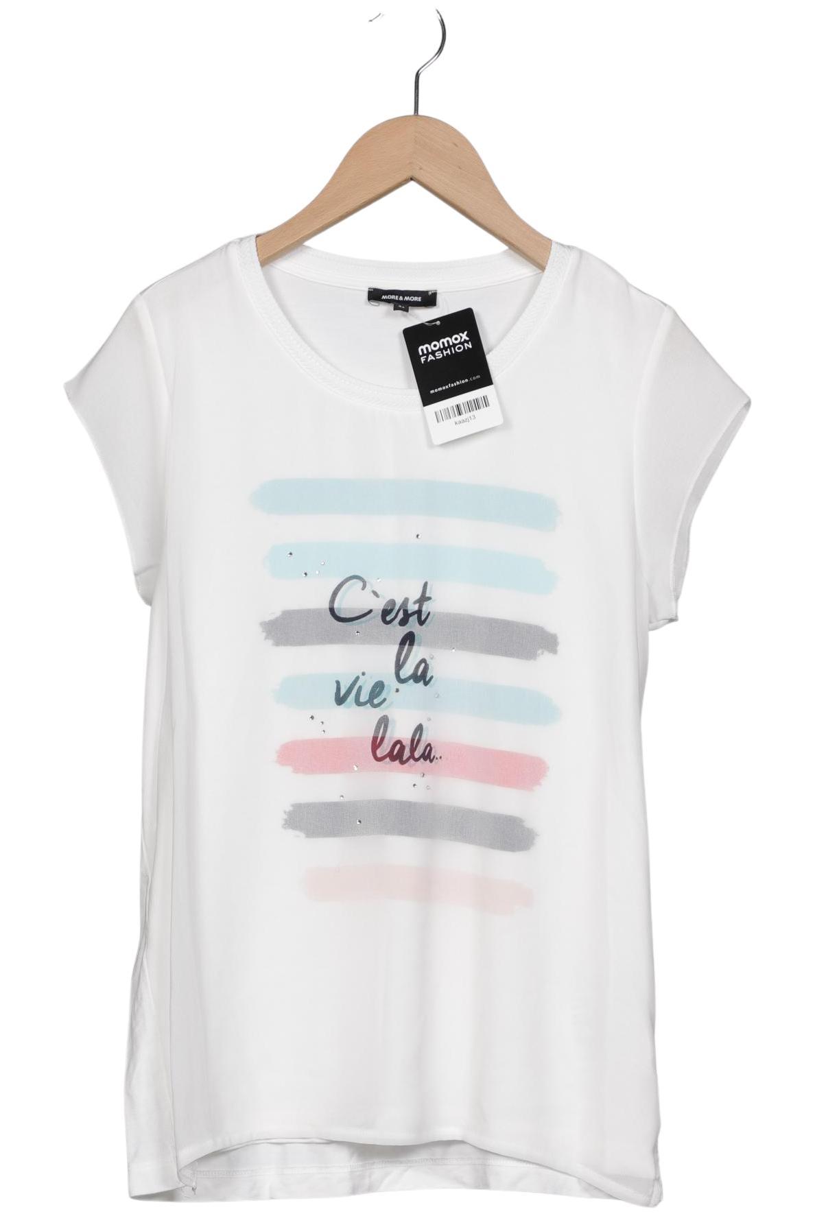 

More & More Damen T-Shirt, weiß, Gr. 34