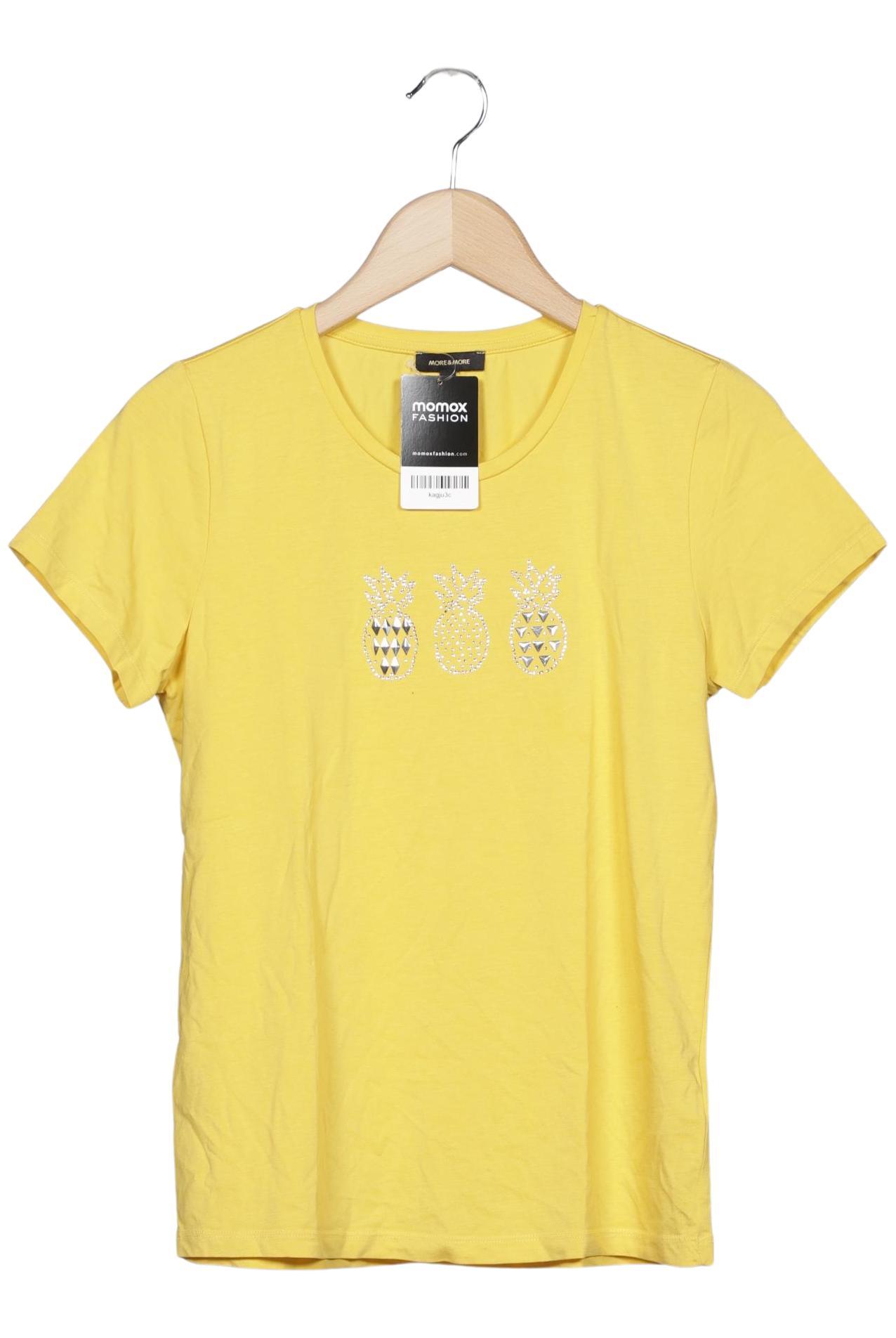 

More & More Damen T-Shirt, gelb, Gr. 36
