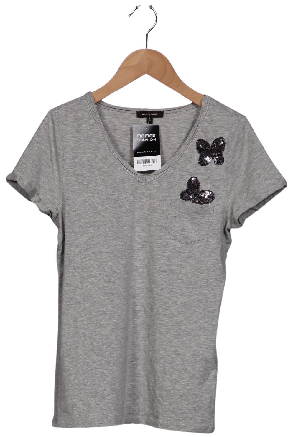 

More & More Damen T-Shirt, grau, Gr. 36