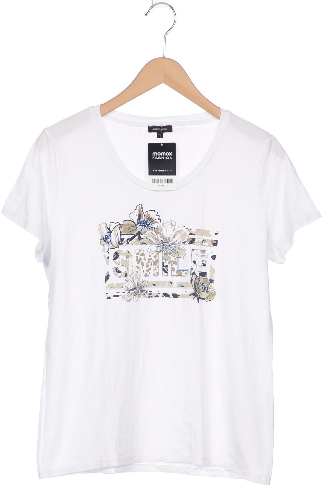 

More & More Damen T-Shirt, weiß, Gr. 40