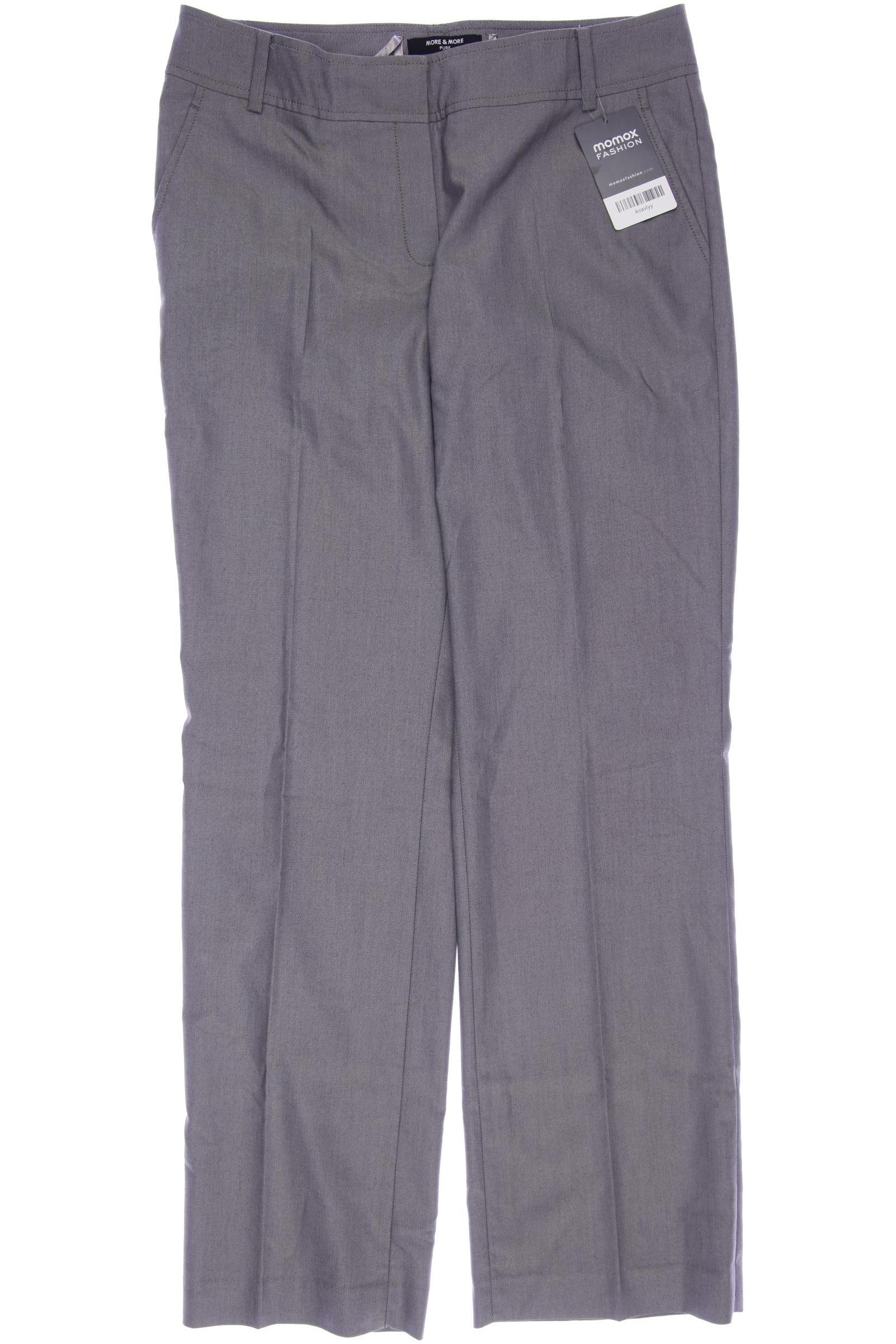 

More & More Damen Stoffhose, grau, Gr. 36