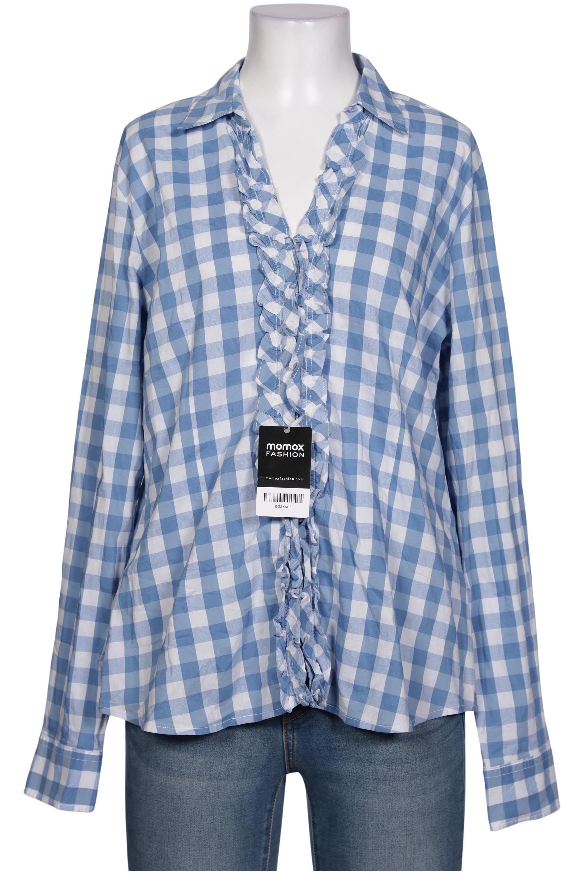 

More & More Damen Bluse, blau, Gr. 42