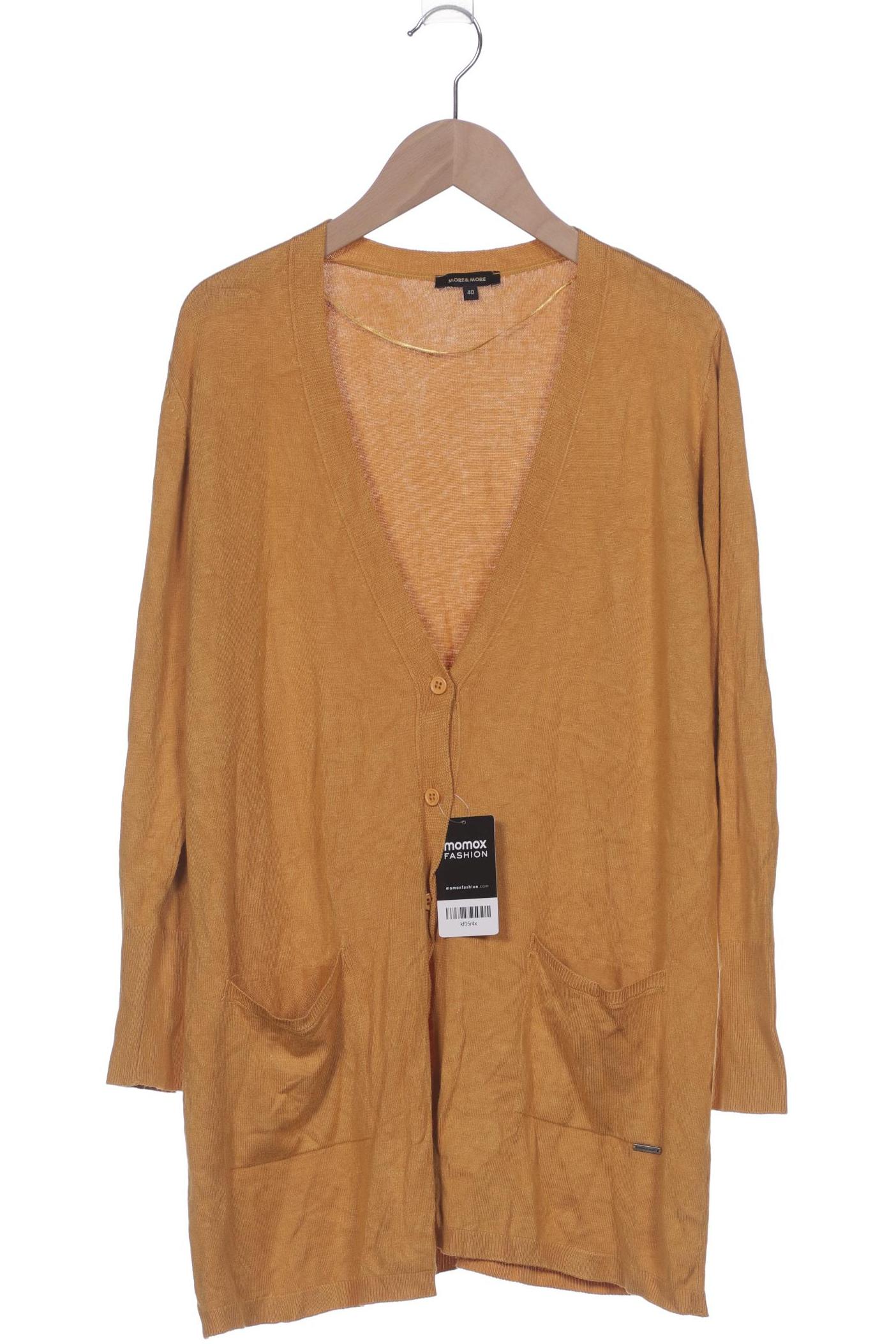 

More & More Damen Strickjacke, gelb, Gr. 40