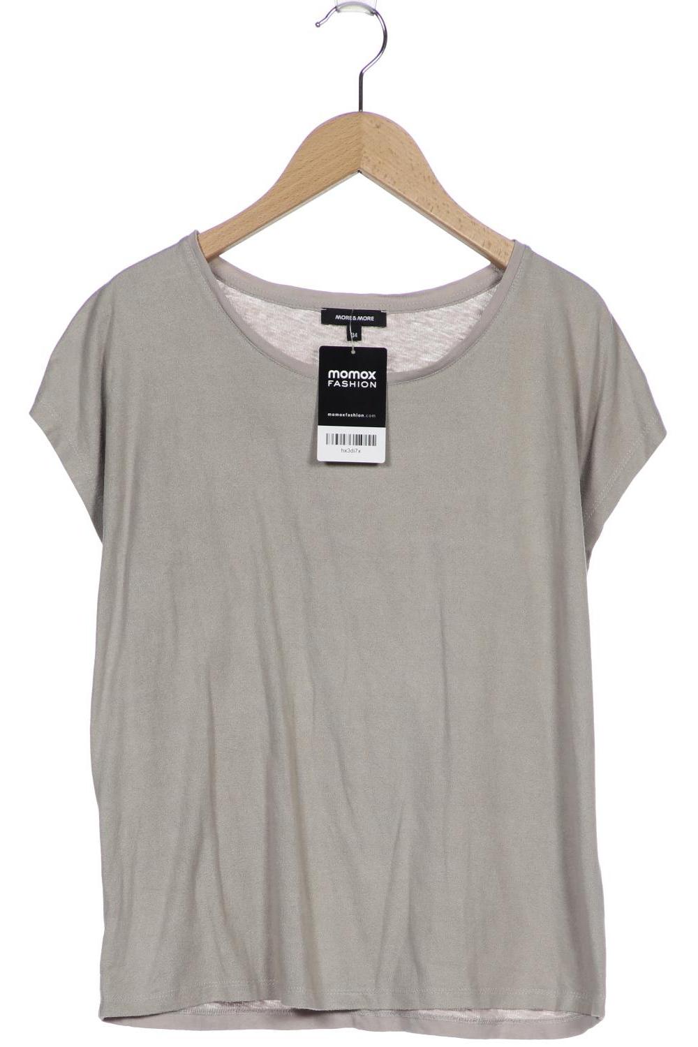 

More & More Damen T-Shirt, grau, Gr. 34