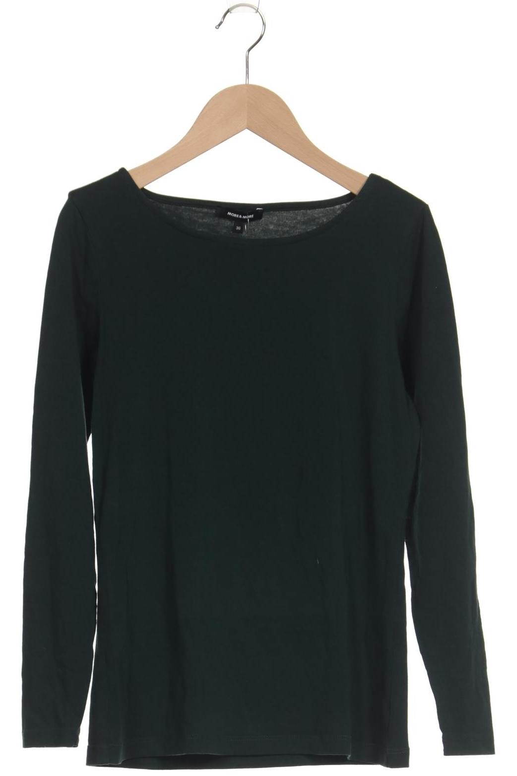 

More & More Damen Langarmshirt, grün, Gr. 36