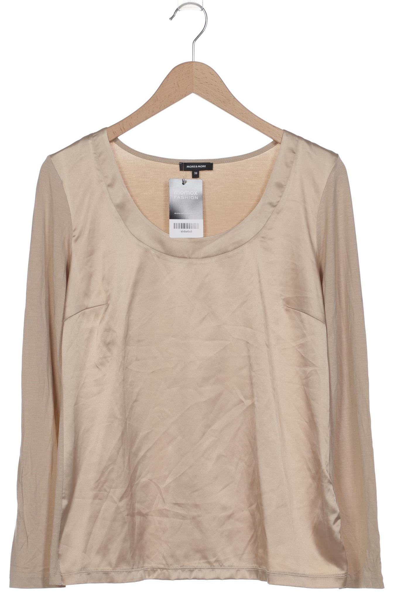 

More & More Damen Langarmshirt, beige, Gr. 38