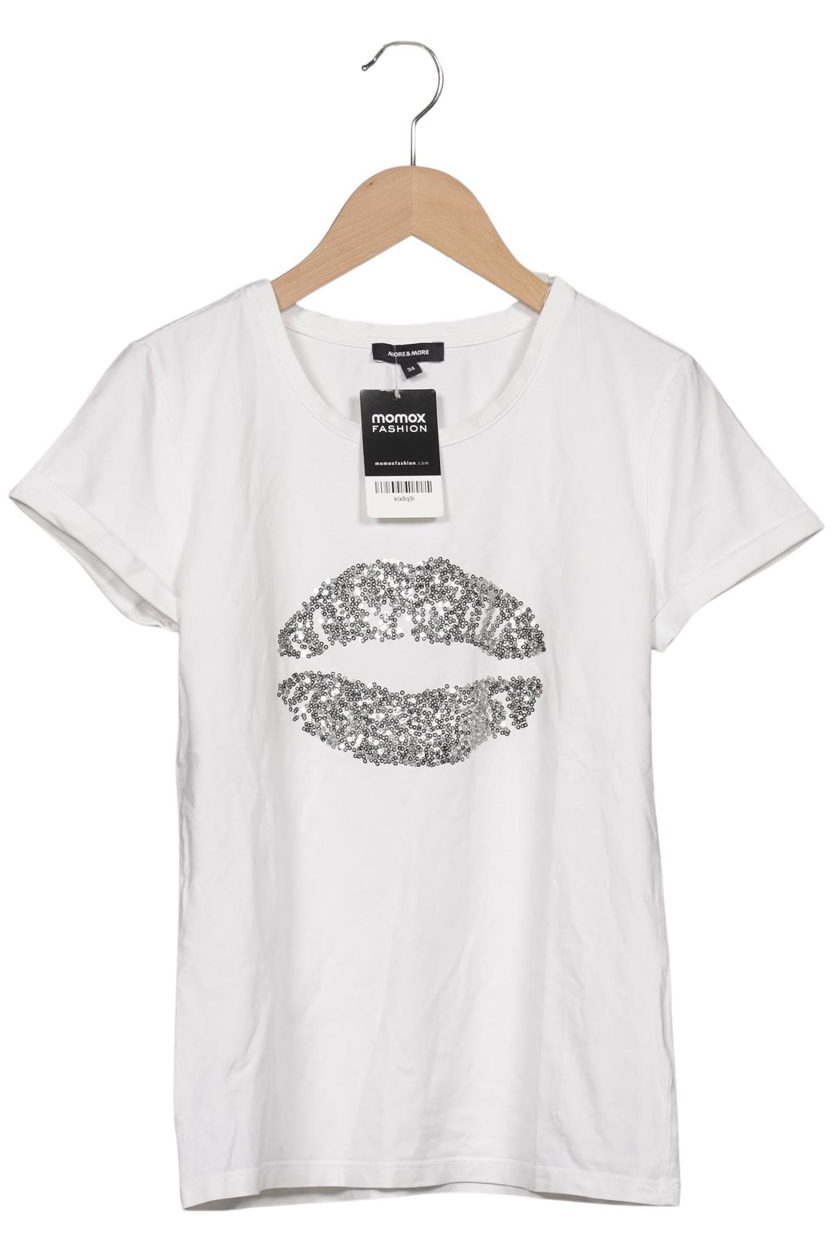 

More & More Damen T-Shirt, weiß, Gr. 34