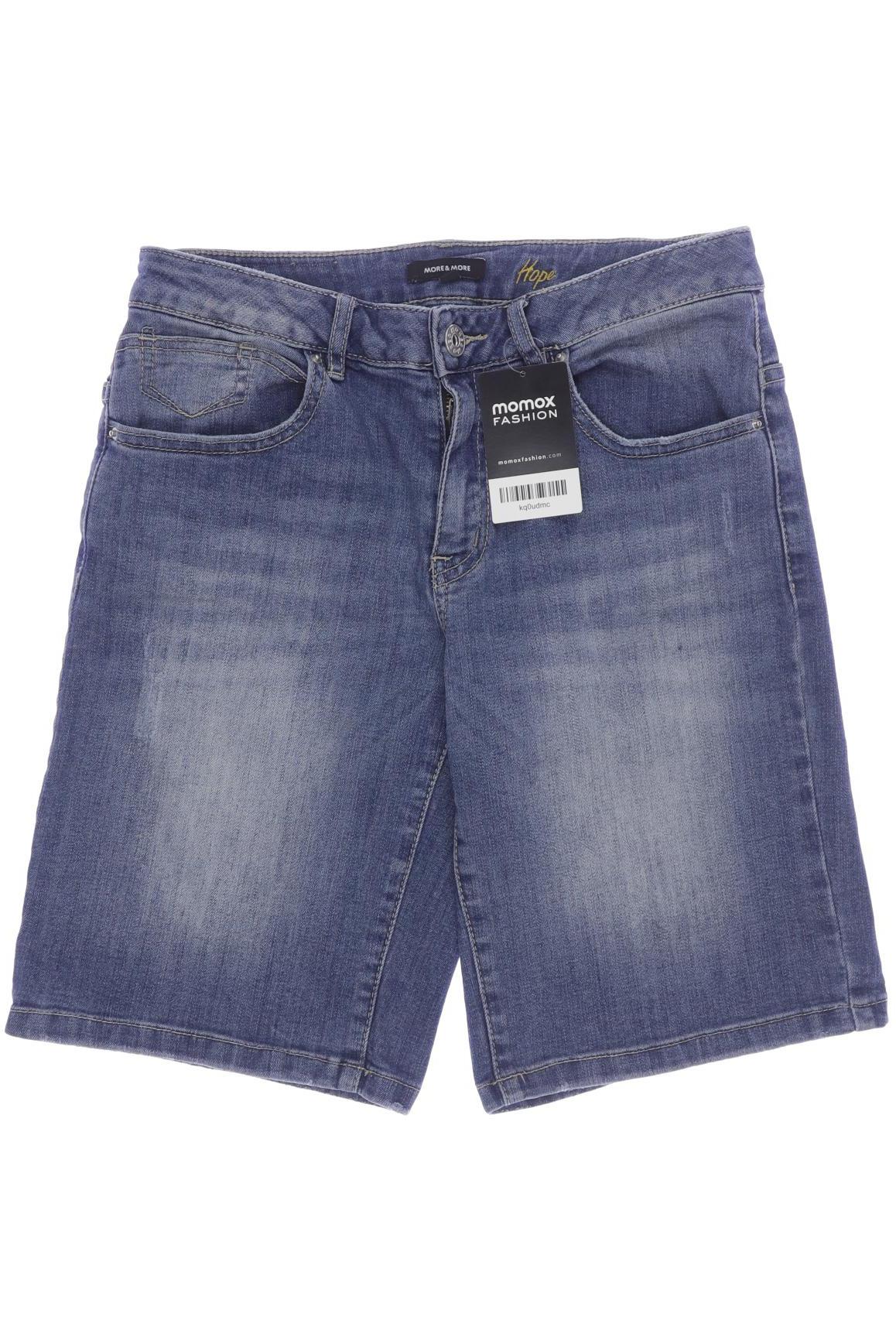 

More & More Damen Shorts, blau, Gr. 34