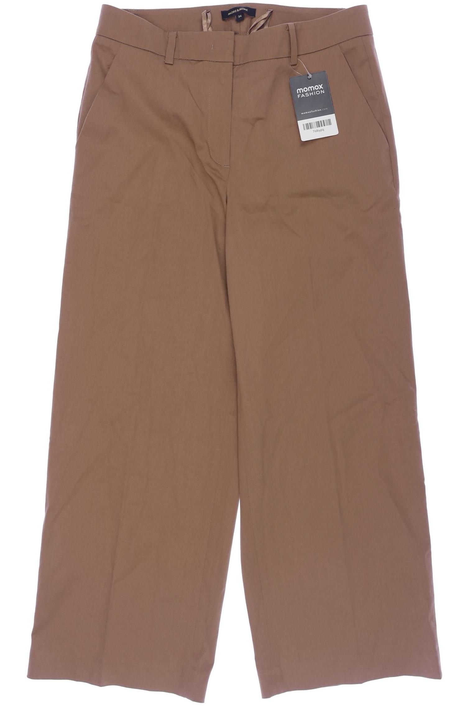 

More & More Damen Stoffhose, braun, Gr. 34