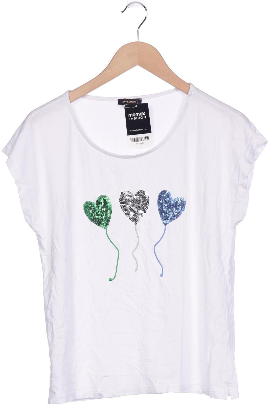 

More & More Damen T-Shirt, weiß, Gr. 40