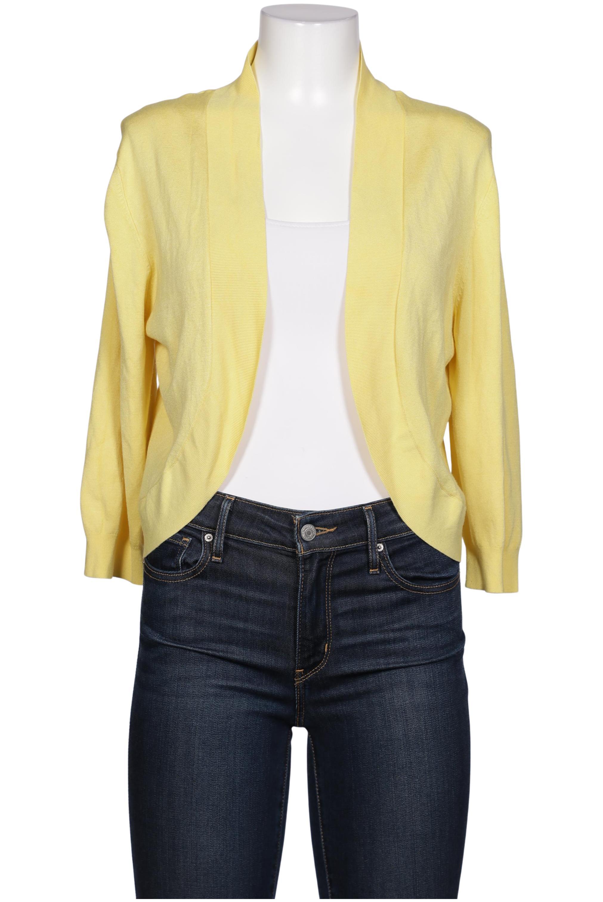 

More & More Damen Strickjacke, gelb, Gr. 42