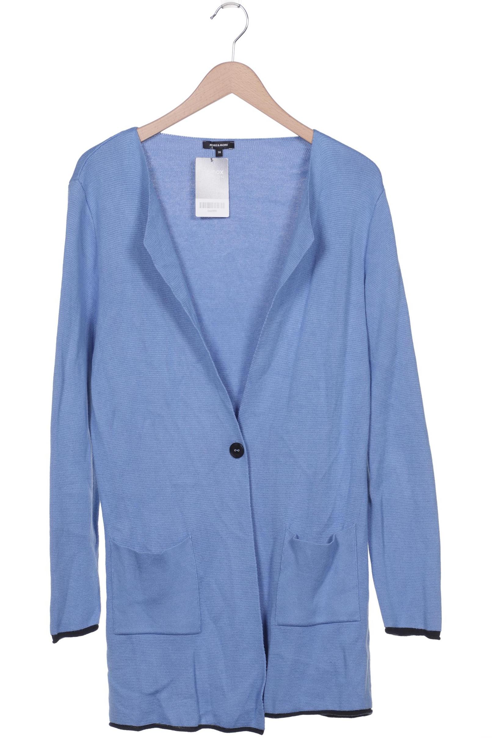 

More & More Damen Strickjacke, blau, Gr. 38