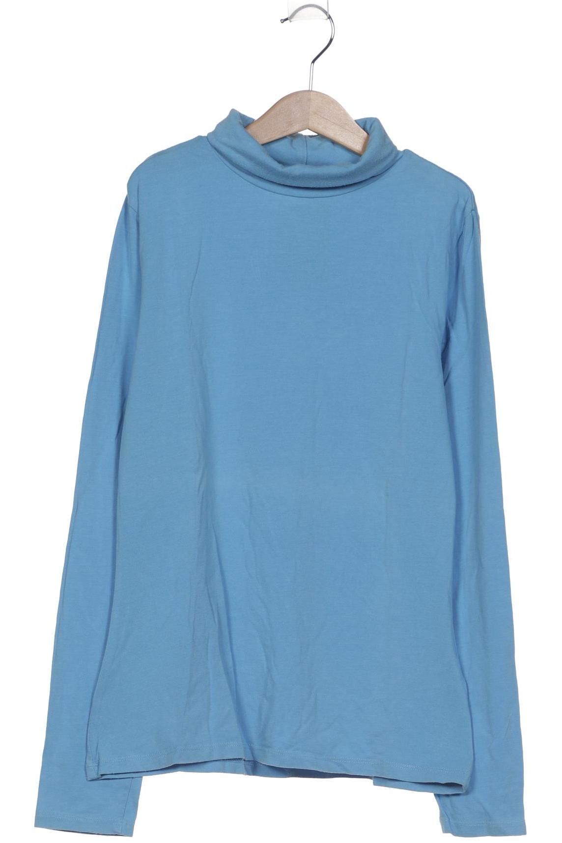 

More & More Damen Langarmshirt, blau, Gr. 34