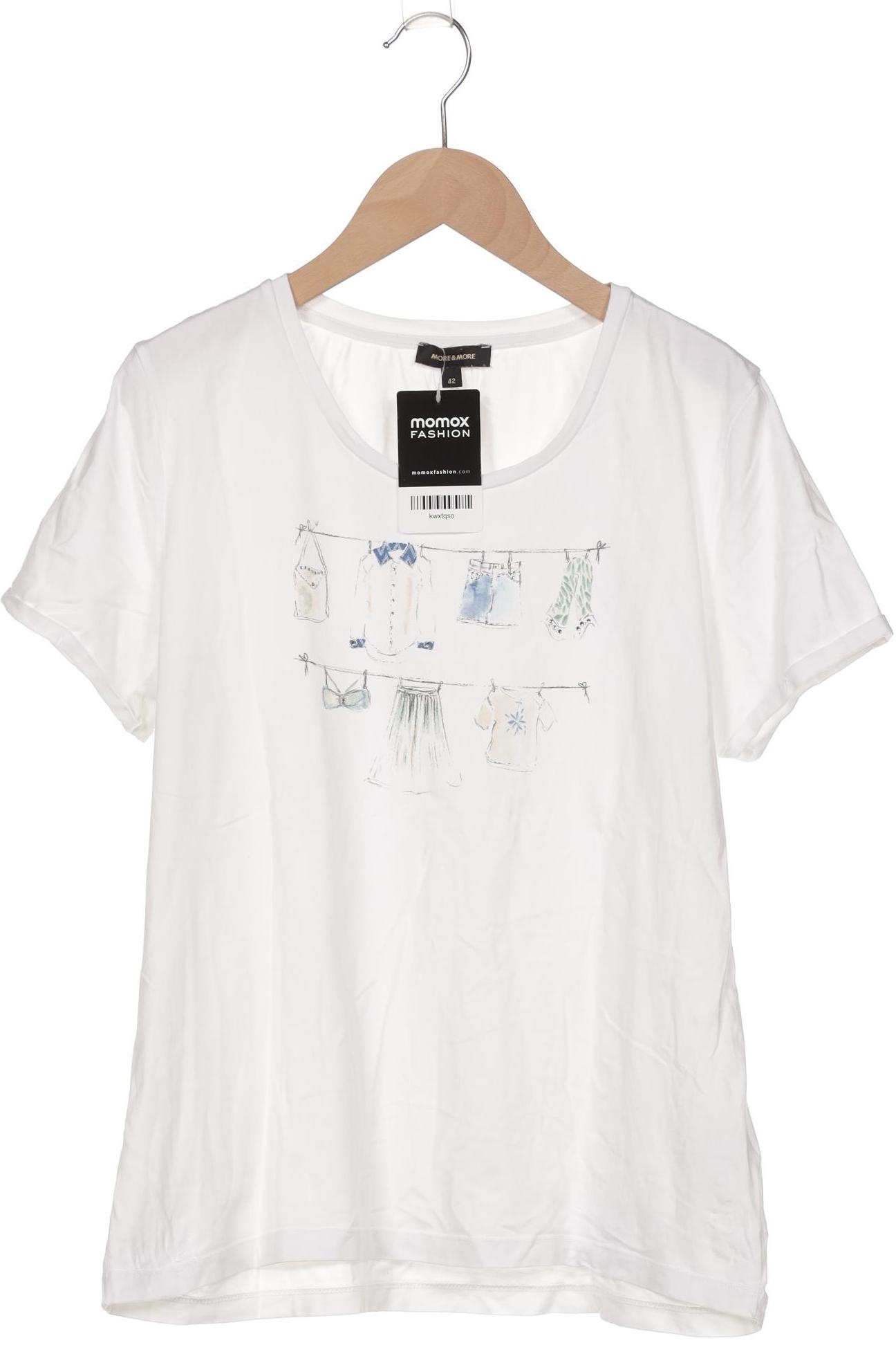 

More & More Damen T-Shirt, weiß, Gr. 42