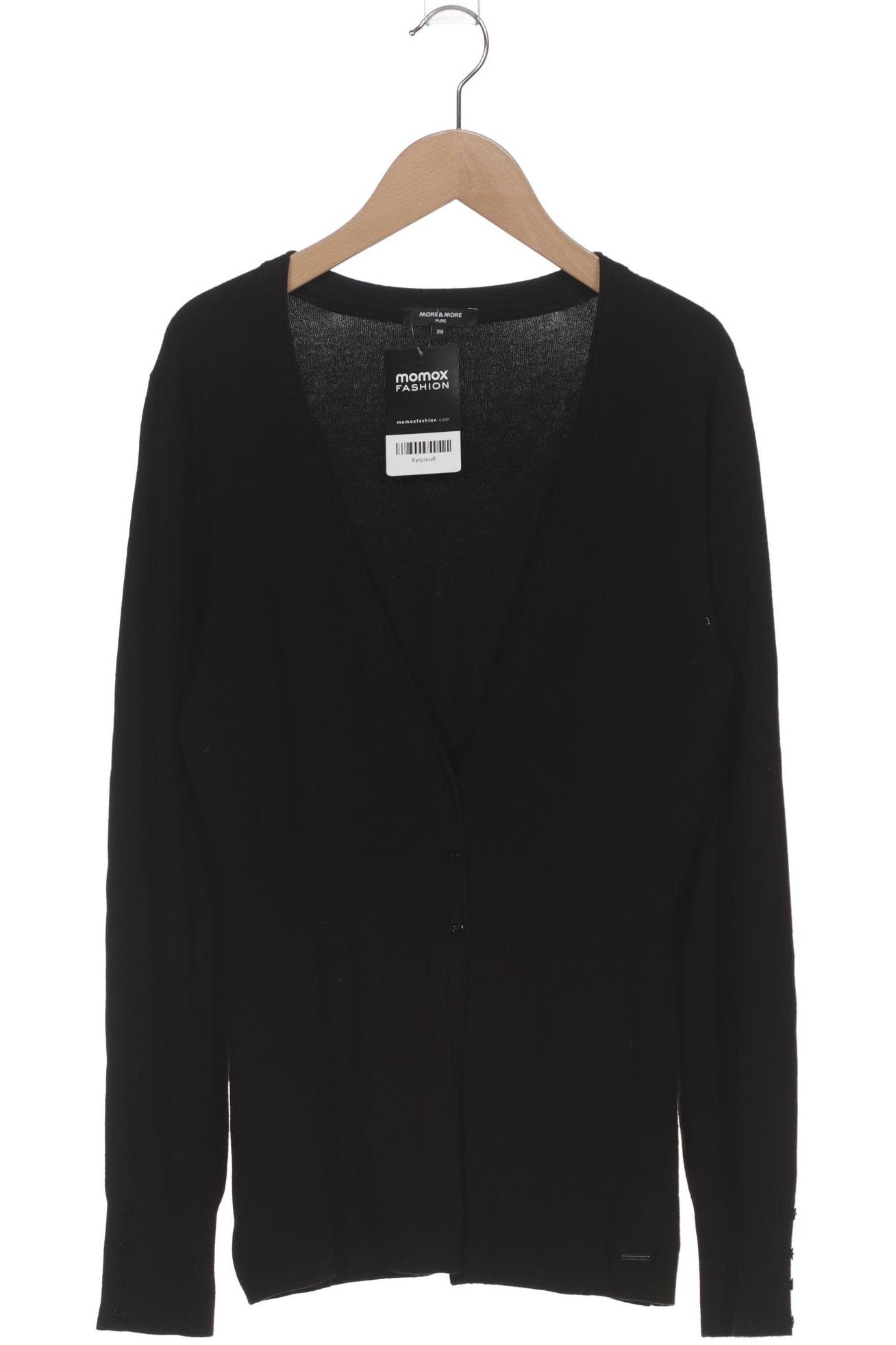 

More & More Damen Strickjacke, schwarz, Gr. 38