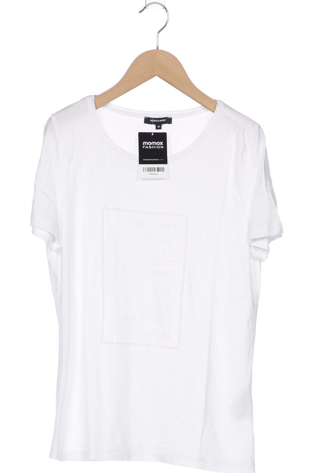 

More & More Damen T-Shirt, weiß, Gr. 40