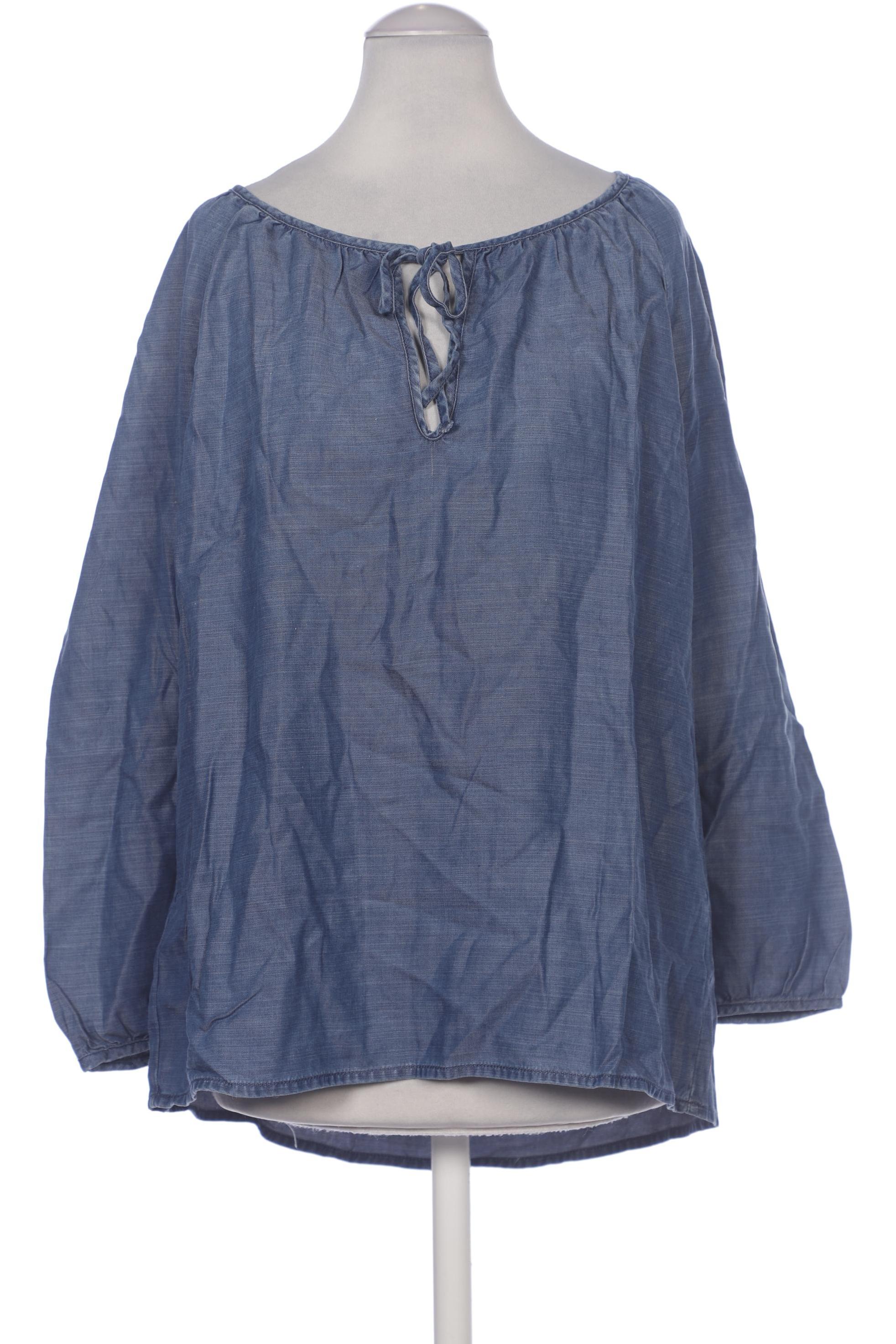 

More & More Damen Bluse, blau, Gr. 36