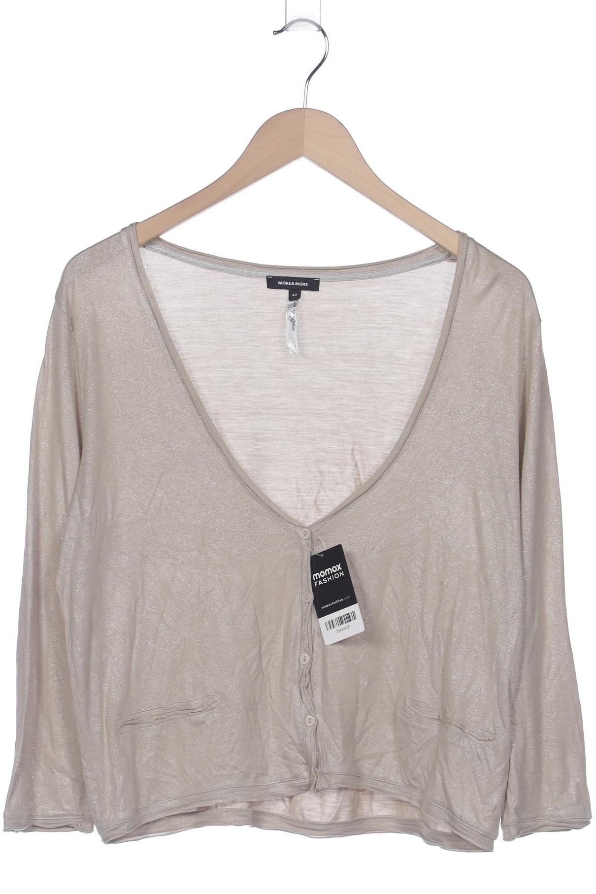 

More & More Damen Strickjacke, beige, Gr. 42