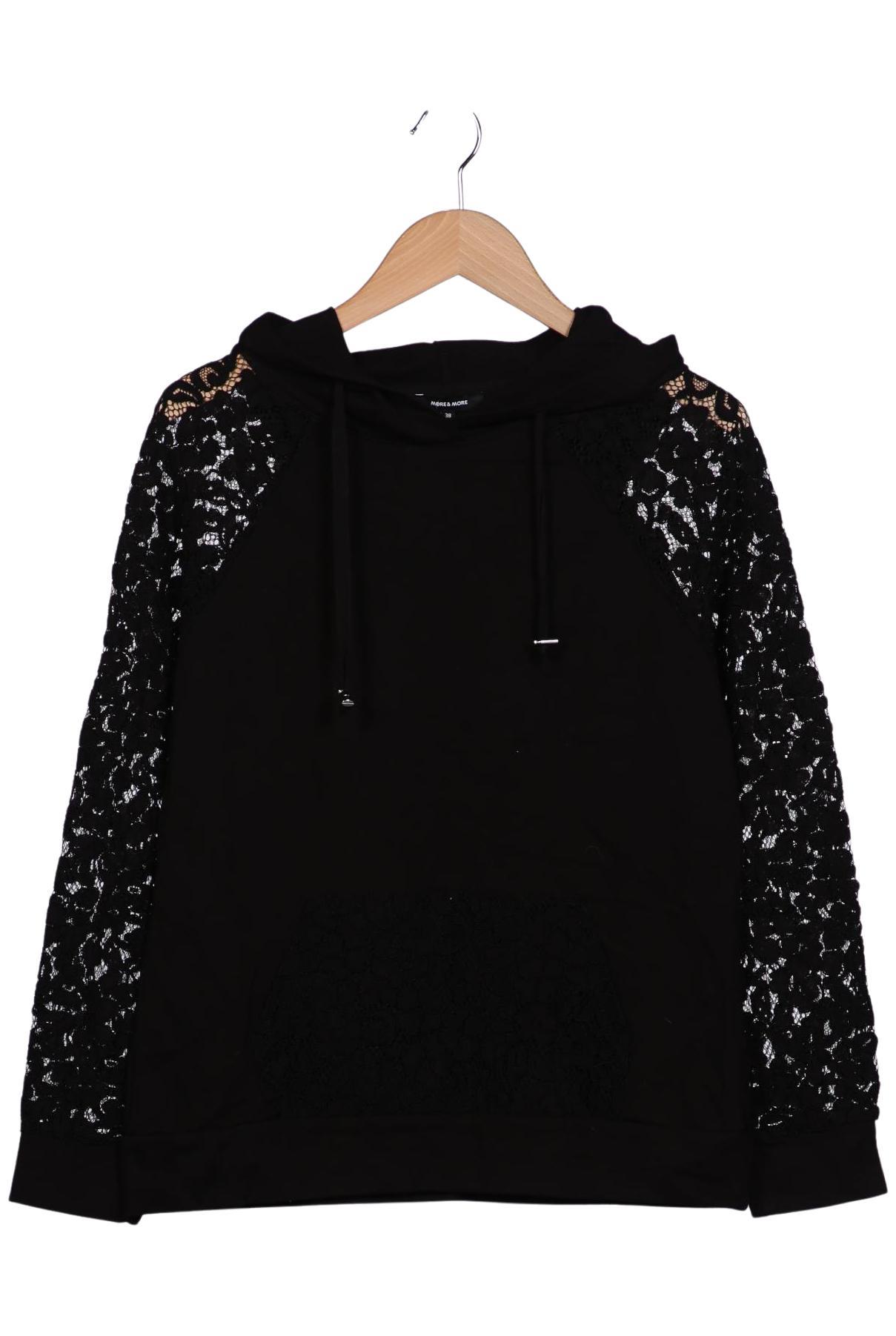 

More & More Damen Kapuzenpullover, schwarz, Gr. 38