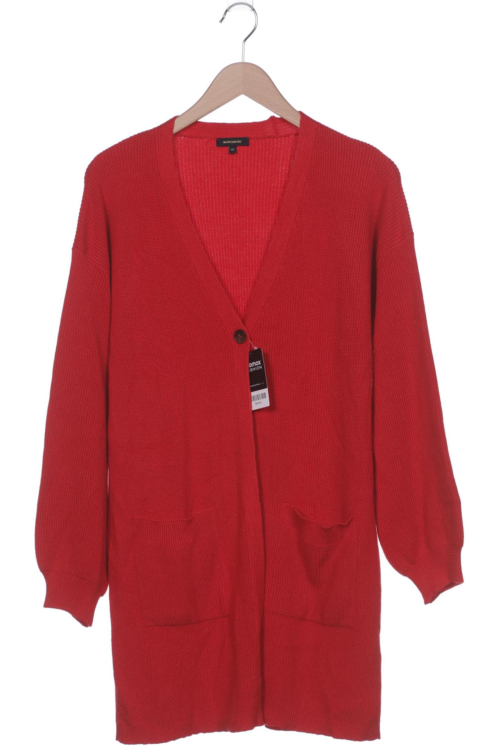 

More & More Damen Strickjacke, rot, Gr. 42