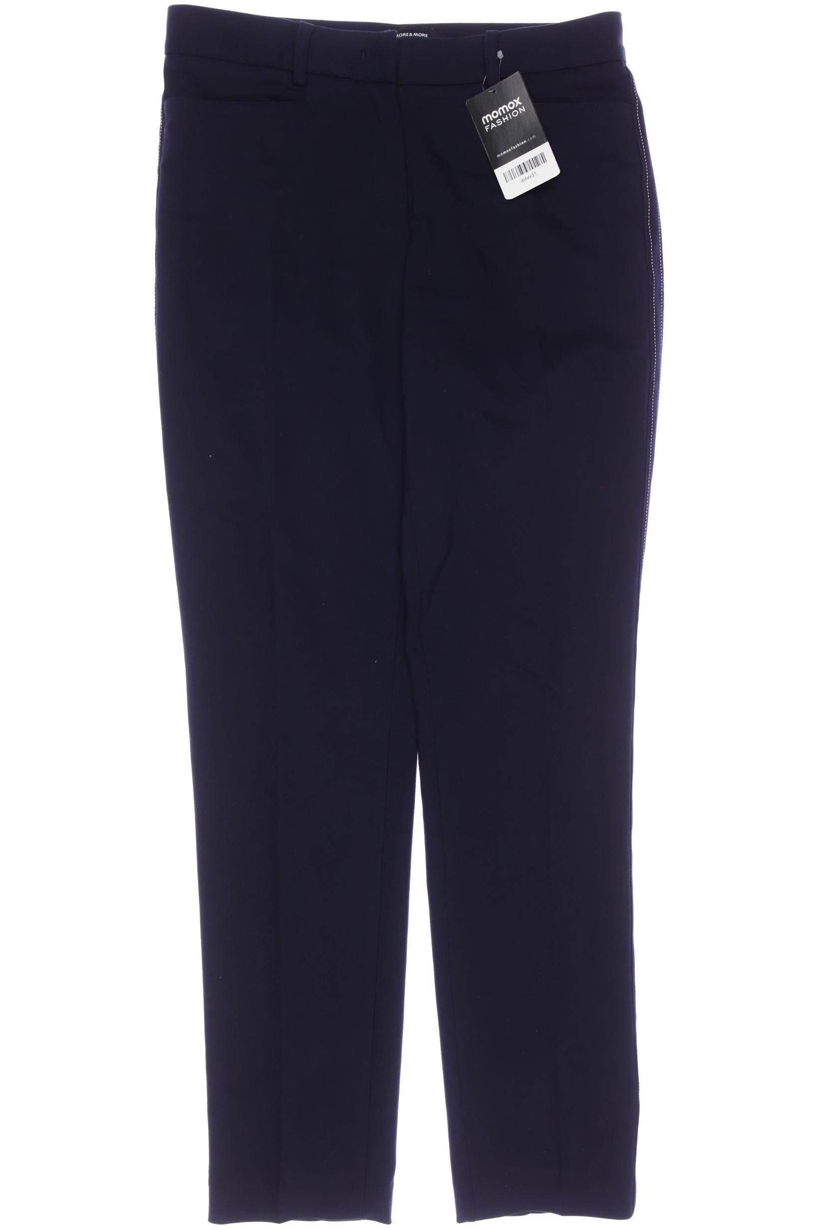 

More & More Damen Stoffhose, marineblau, Gr. 34