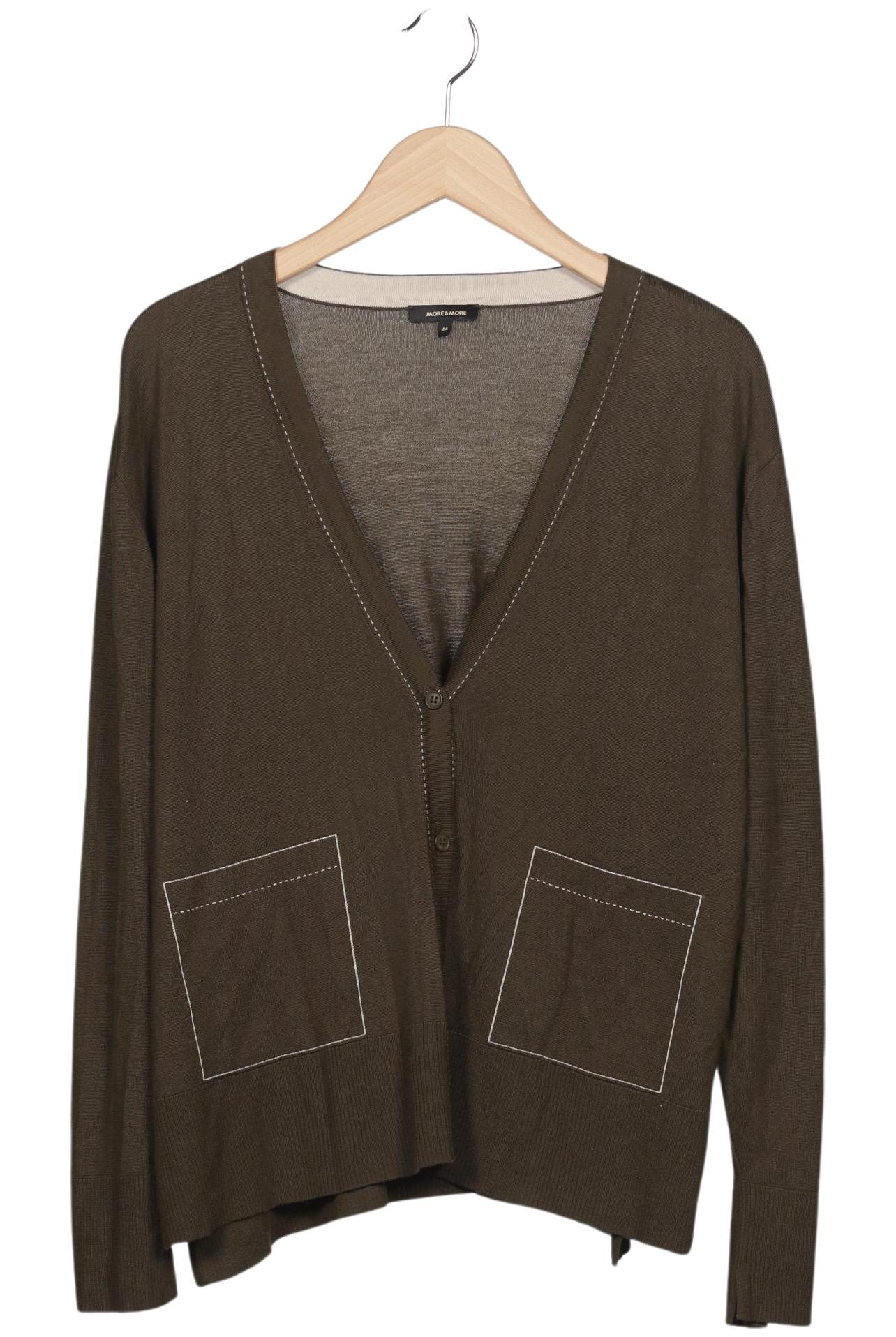 

More & More Damen Strickjacke, braun, Gr. 44