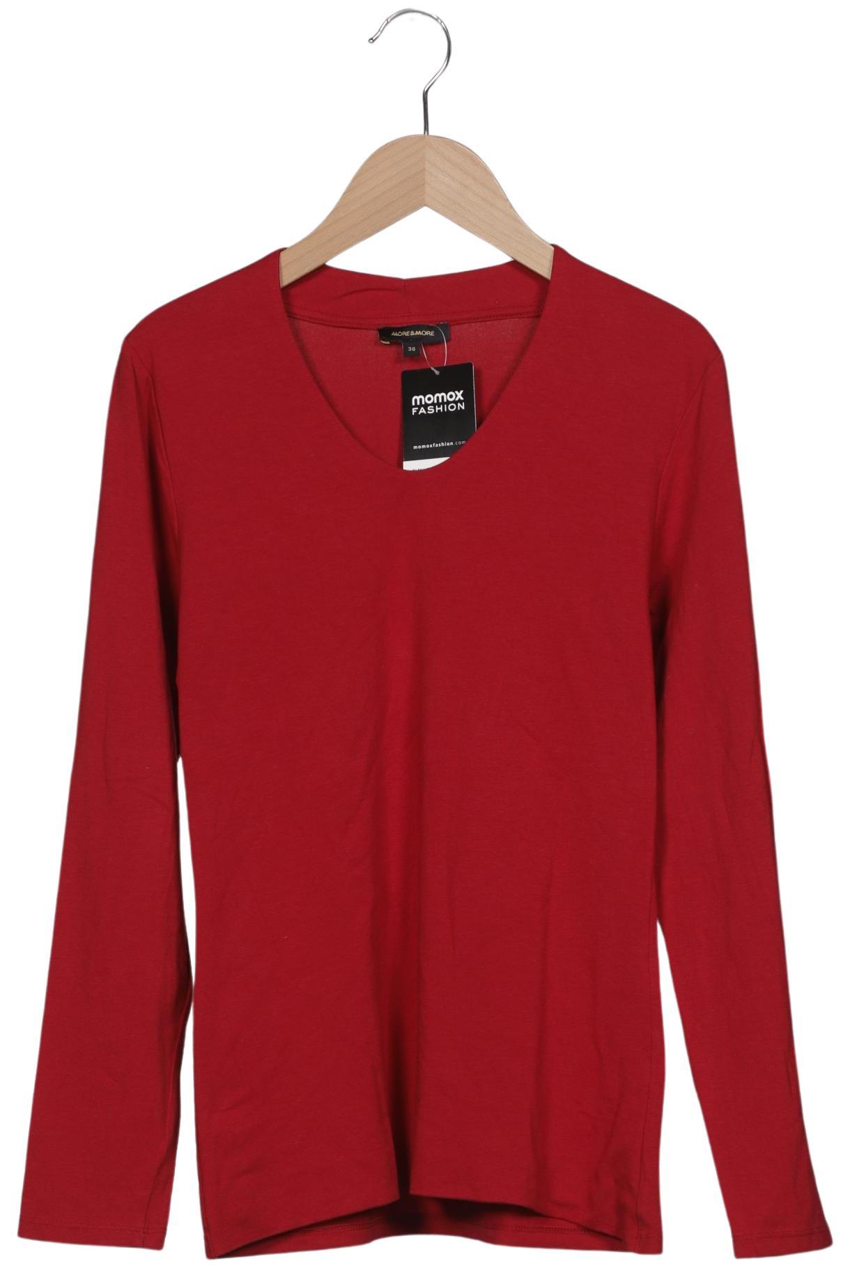 

More & More Damen Langarmshirt, rot, Gr. 38