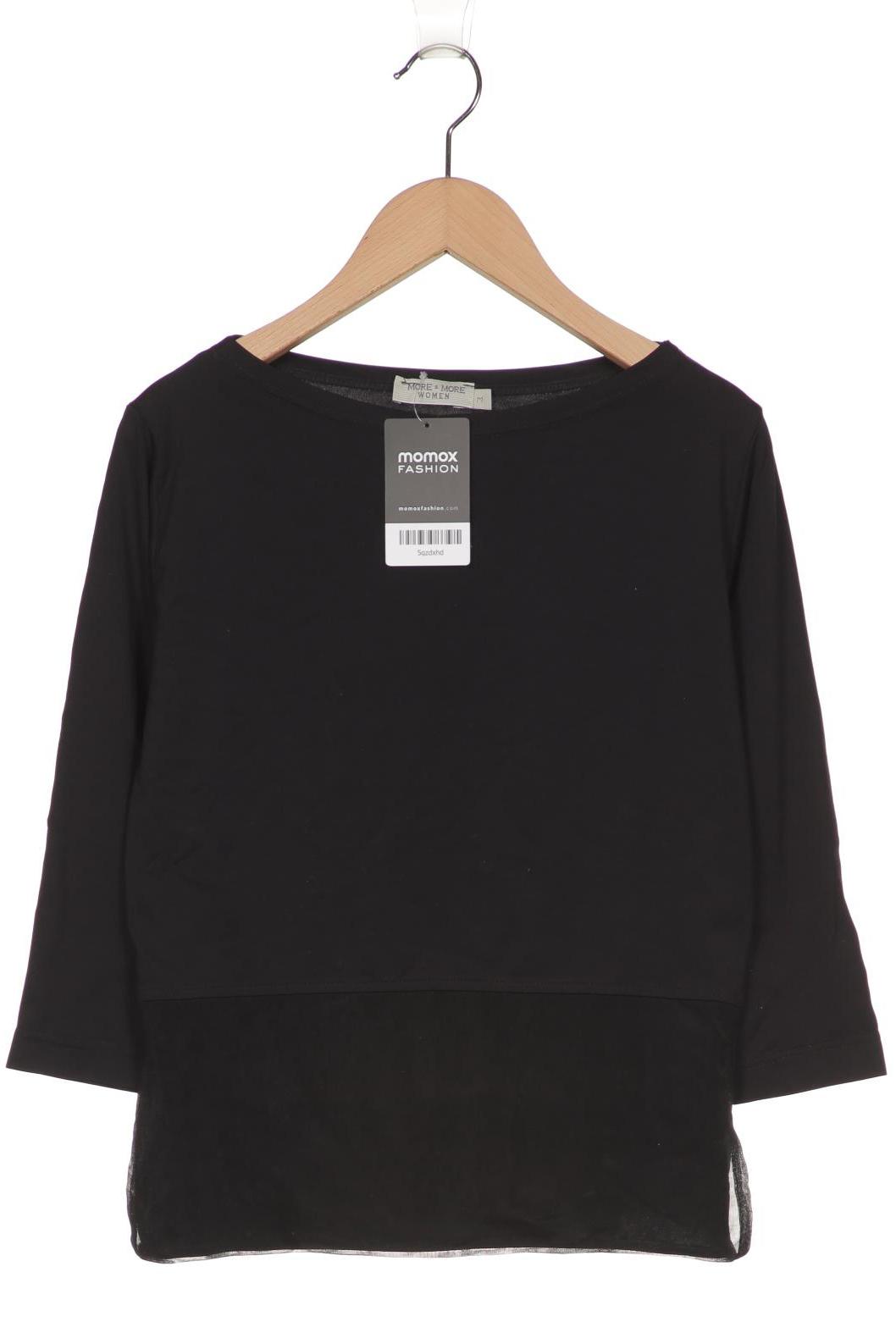 

More & More Damen Langarmshirt, schwarz, Gr. 38