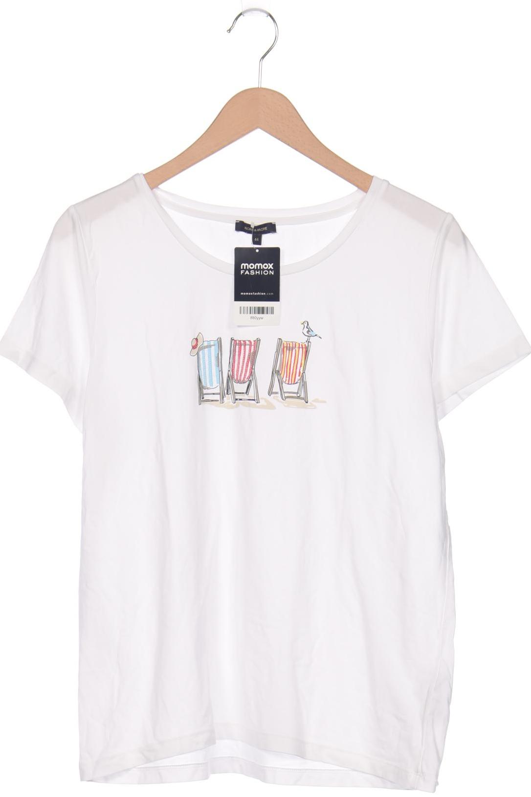 

More & More Damen T-Shirt, weiß, Gr. 44