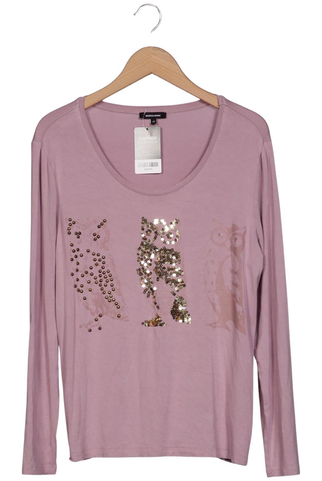 

More & More Damen Langarmshirt, pink, Gr. 40