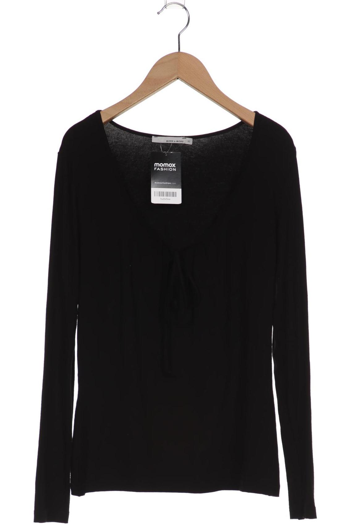 

More & More Damen Langarmshirt, schwarz