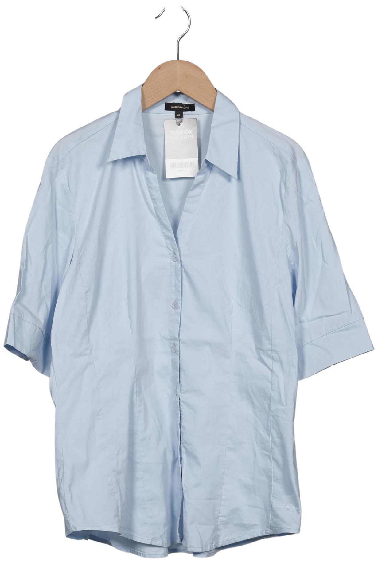 

More & More Damen Bluse, hellblau, Gr. 42