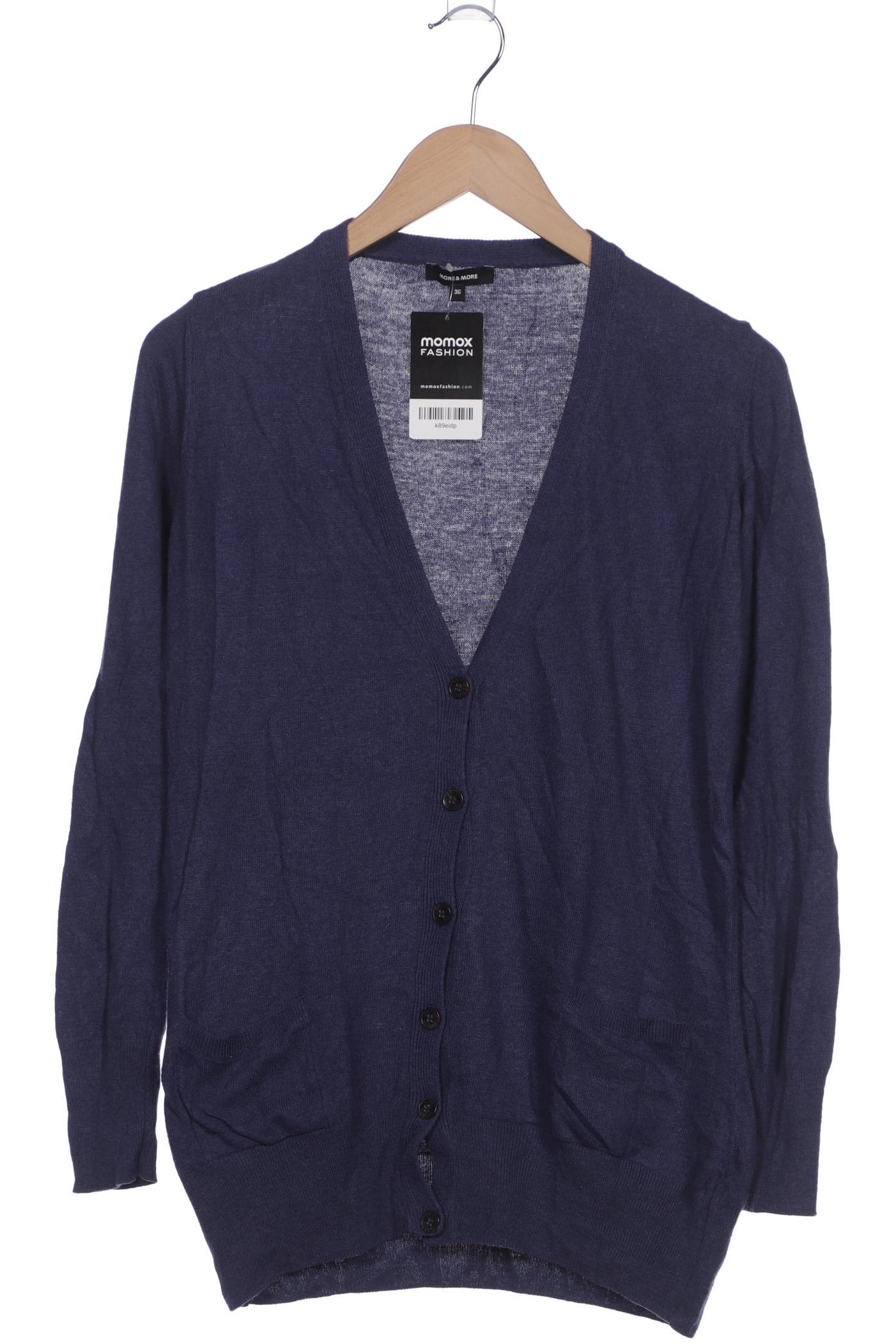 

More & More Damen Strickjacke, marineblau, Gr. 36