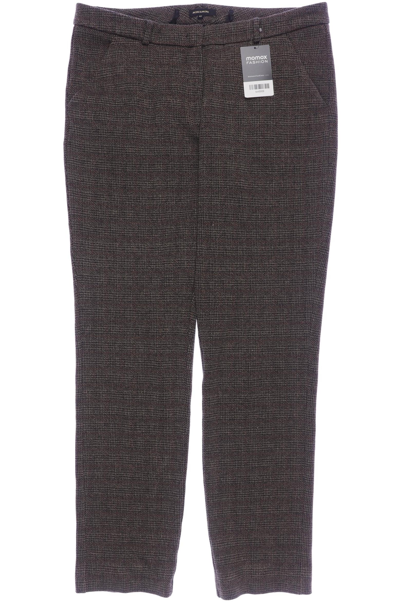 

More & More Damen Stoffhose, braun, Gr. 42