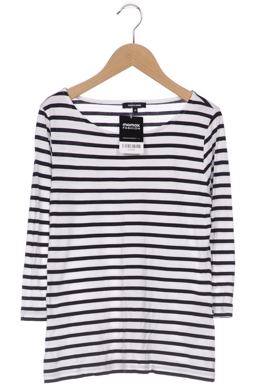 

More & More Damen Langarmshirt, weiß, Gr. 36