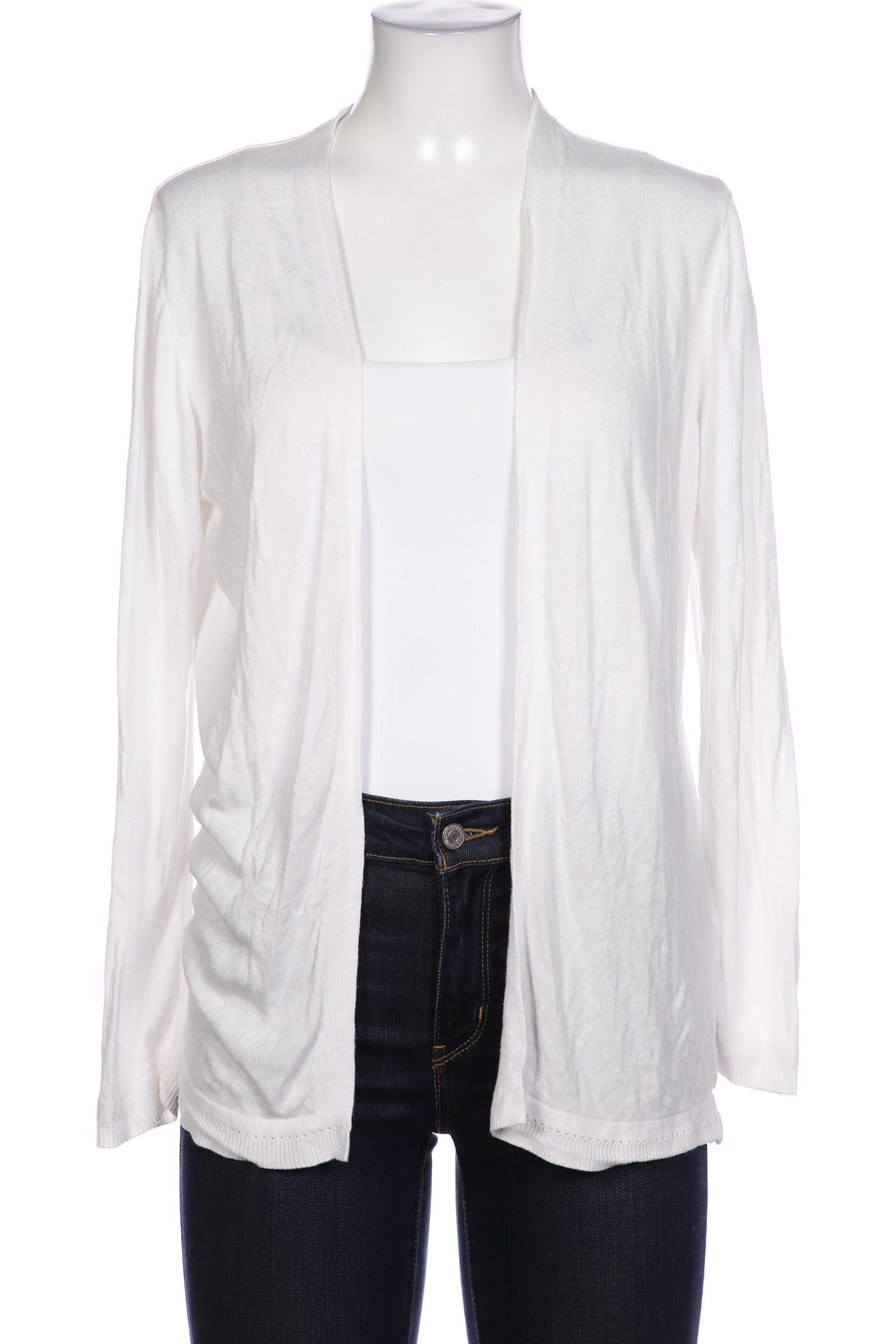 

More & More Damen Strickjacke, weiß, Gr. 38