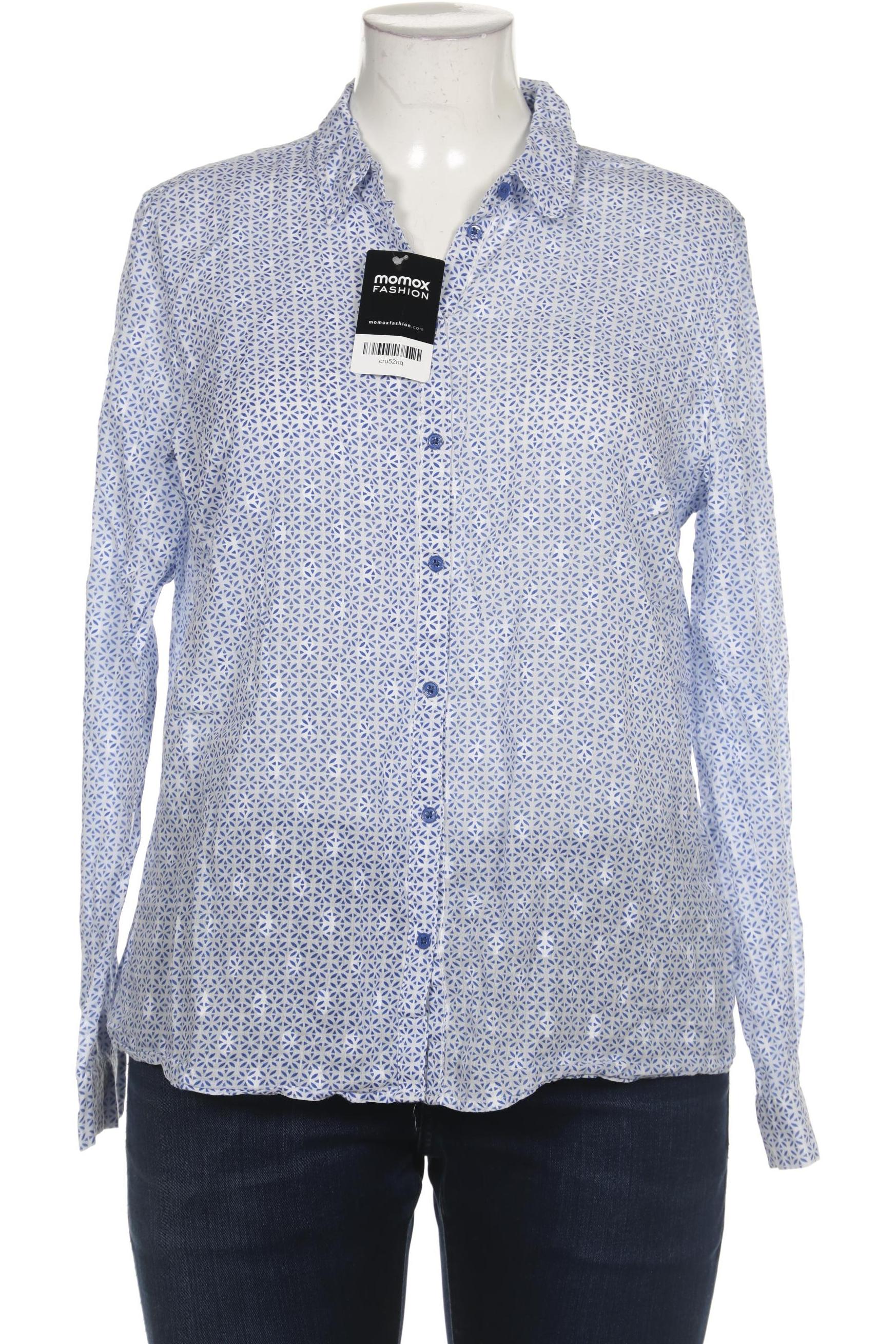 

More & More Damen Bluse, blau, Gr. 44