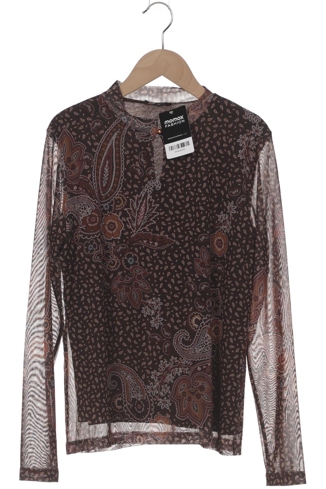 

More & More Damen Langarmshirt, braun, Gr. 38