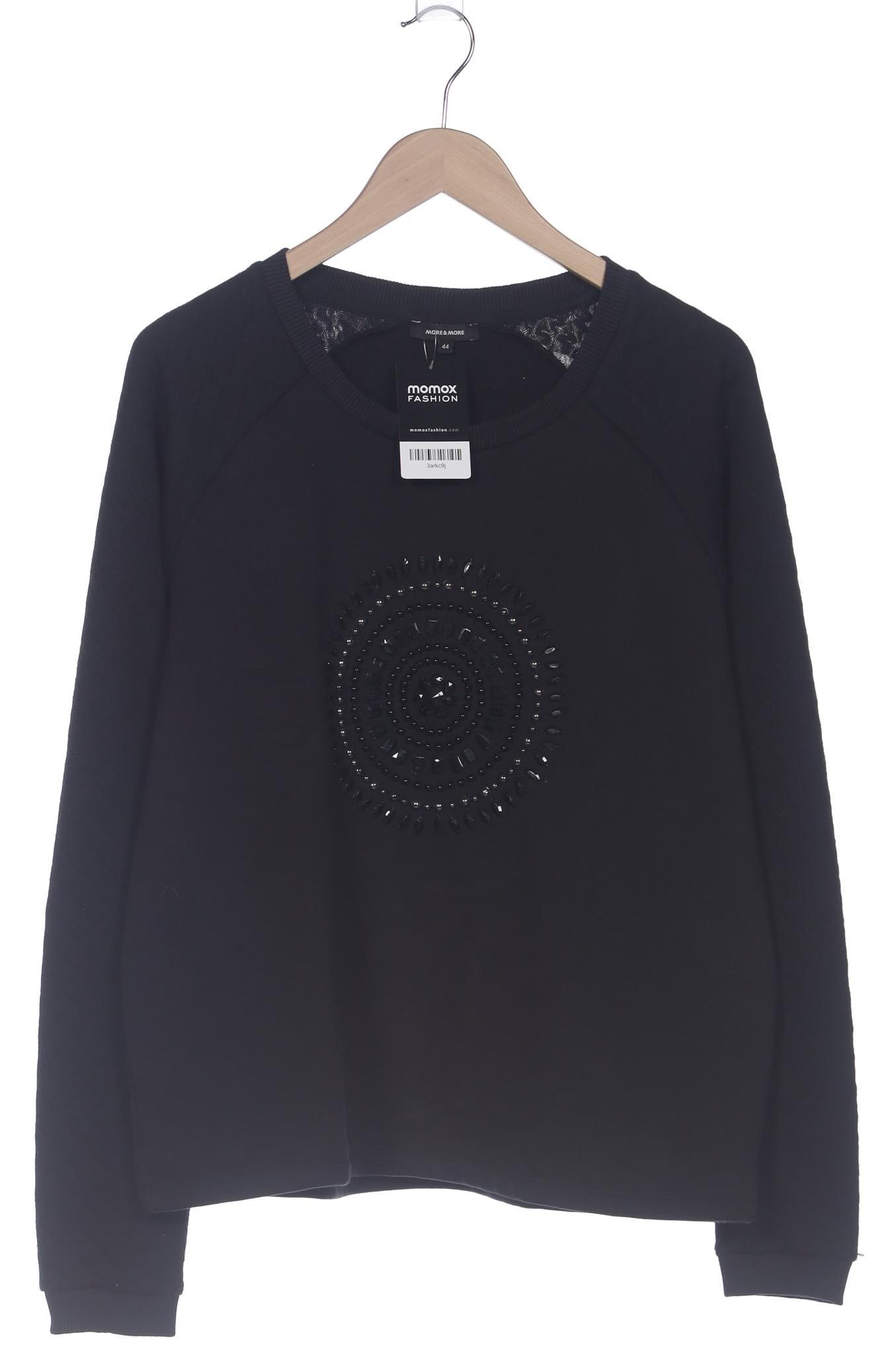 

More & More Damen Sweatshirt, schwarz, Gr. 44