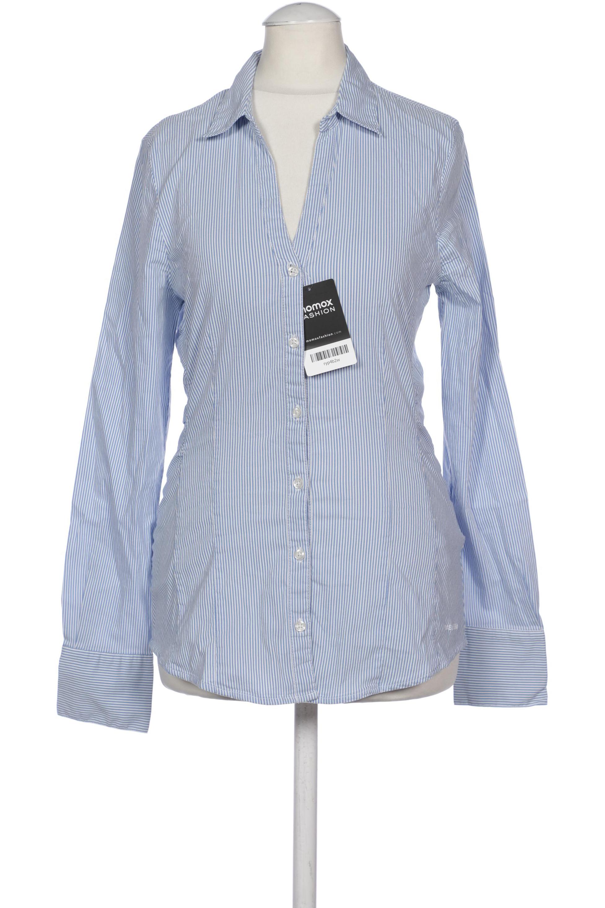 

More & More Damen Bluse, blau, Gr. 36