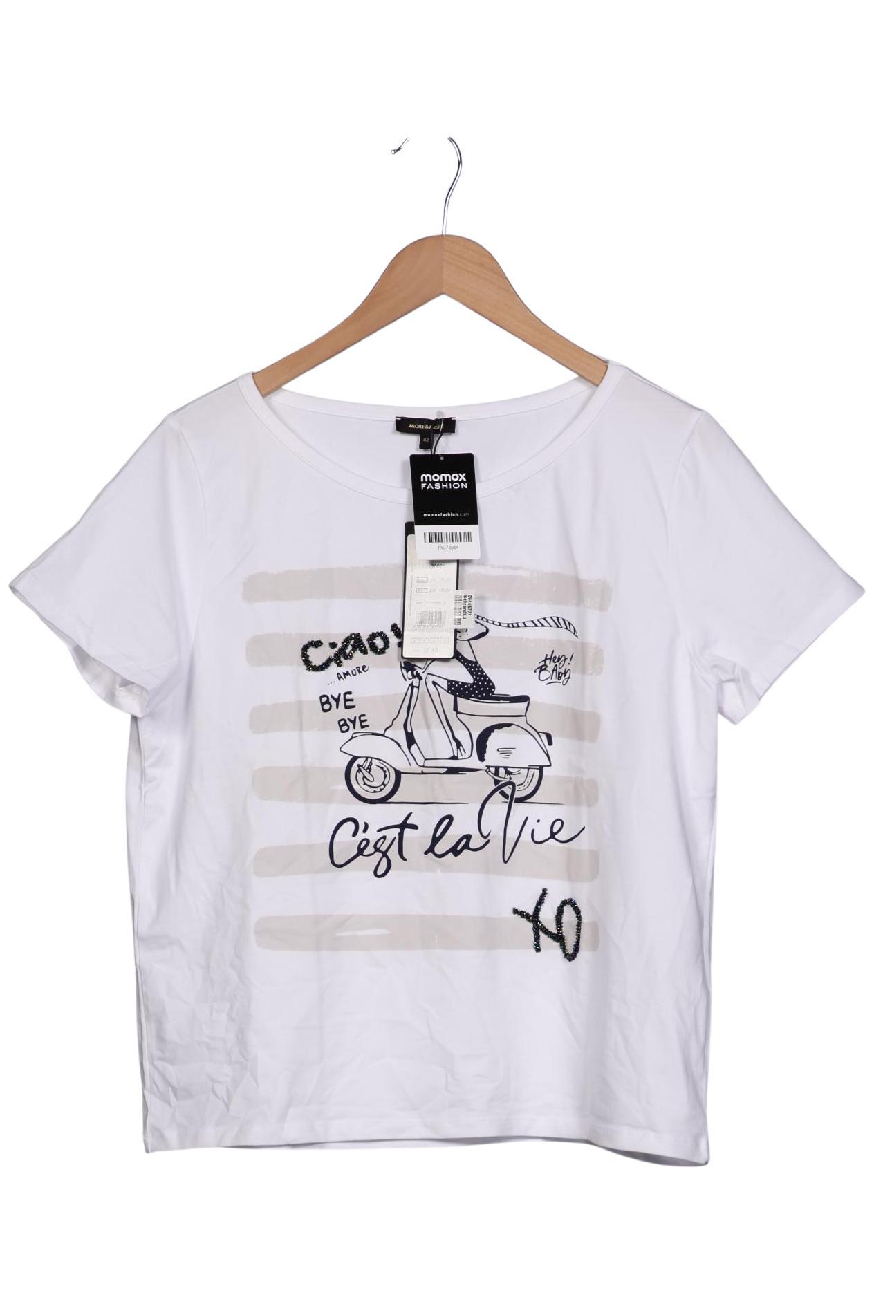 

More & More Damen T-Shirt, weiß, Gr. 42