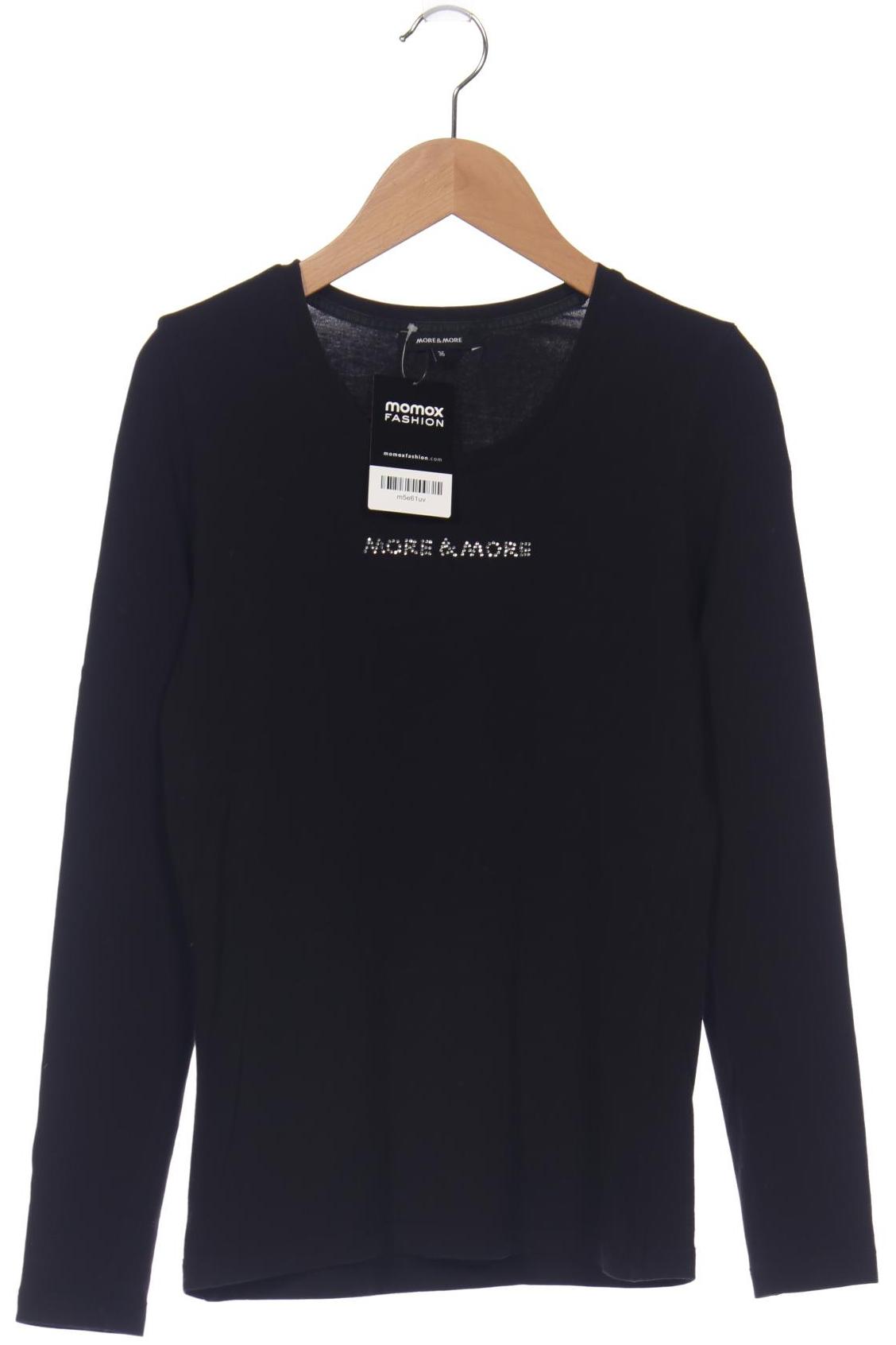 

More & More Damen Langarmshirt, schwarz