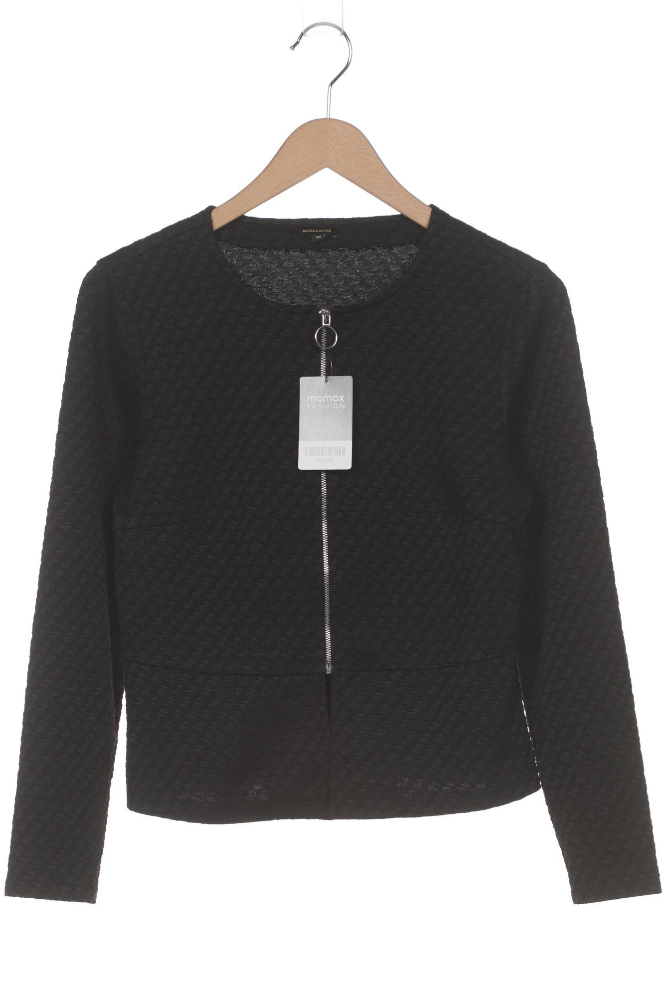 

More & More Damen Strickjacke, schwarz, Gr. 38