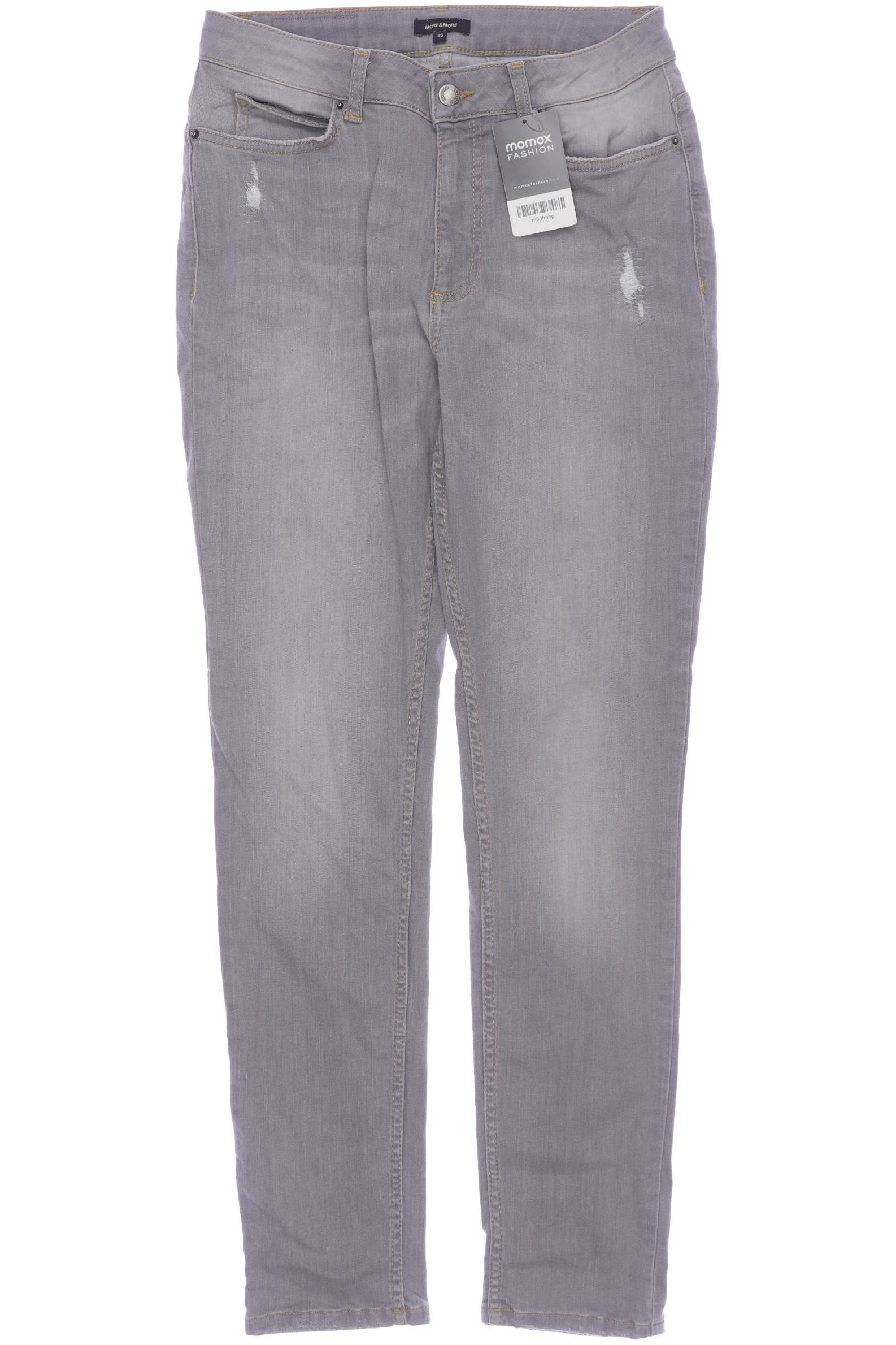 

More & More Damen Jeans, grau, Gr. 36