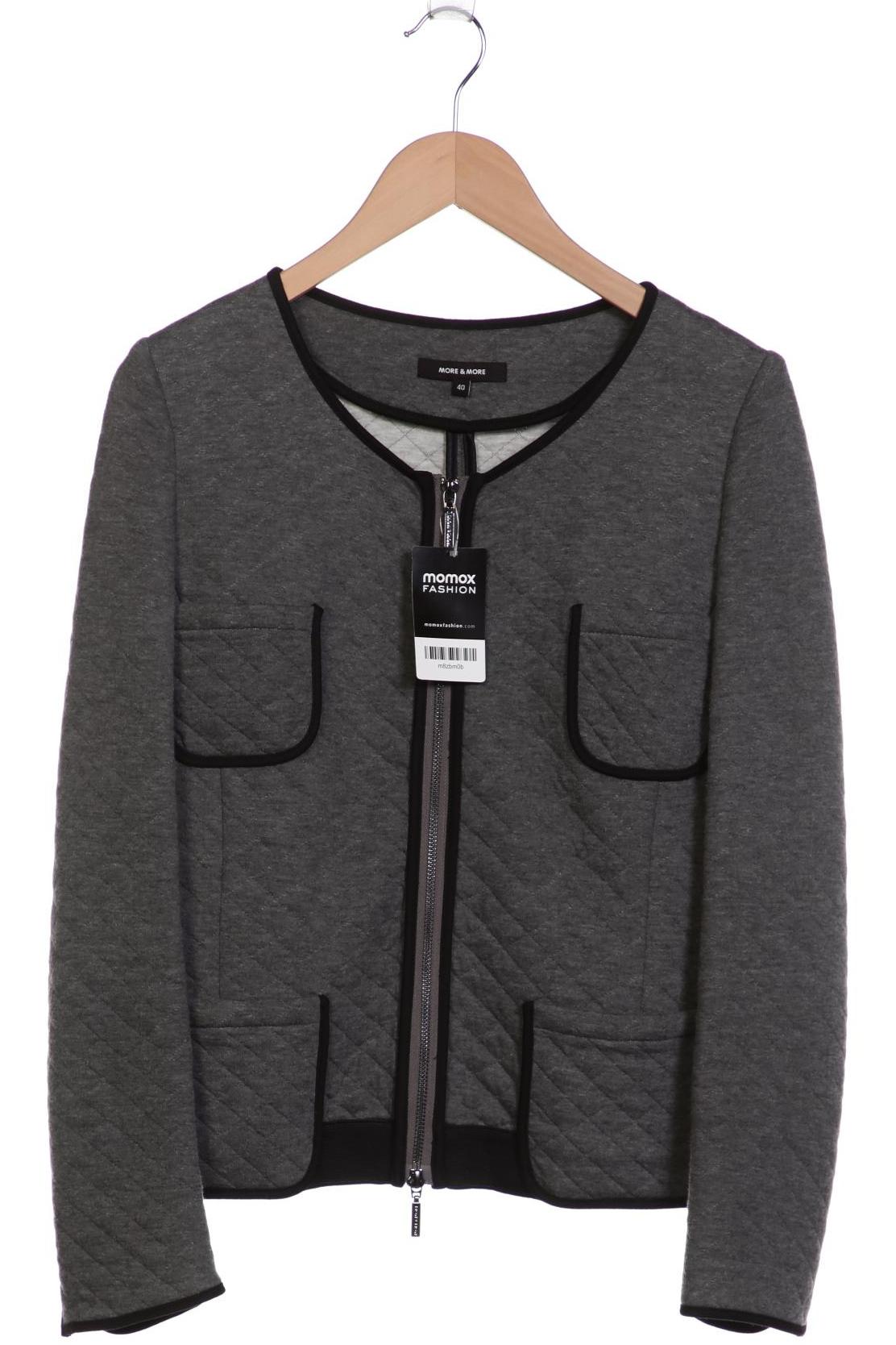 

More & More Damen Strickjacke, grau, Gr. 40