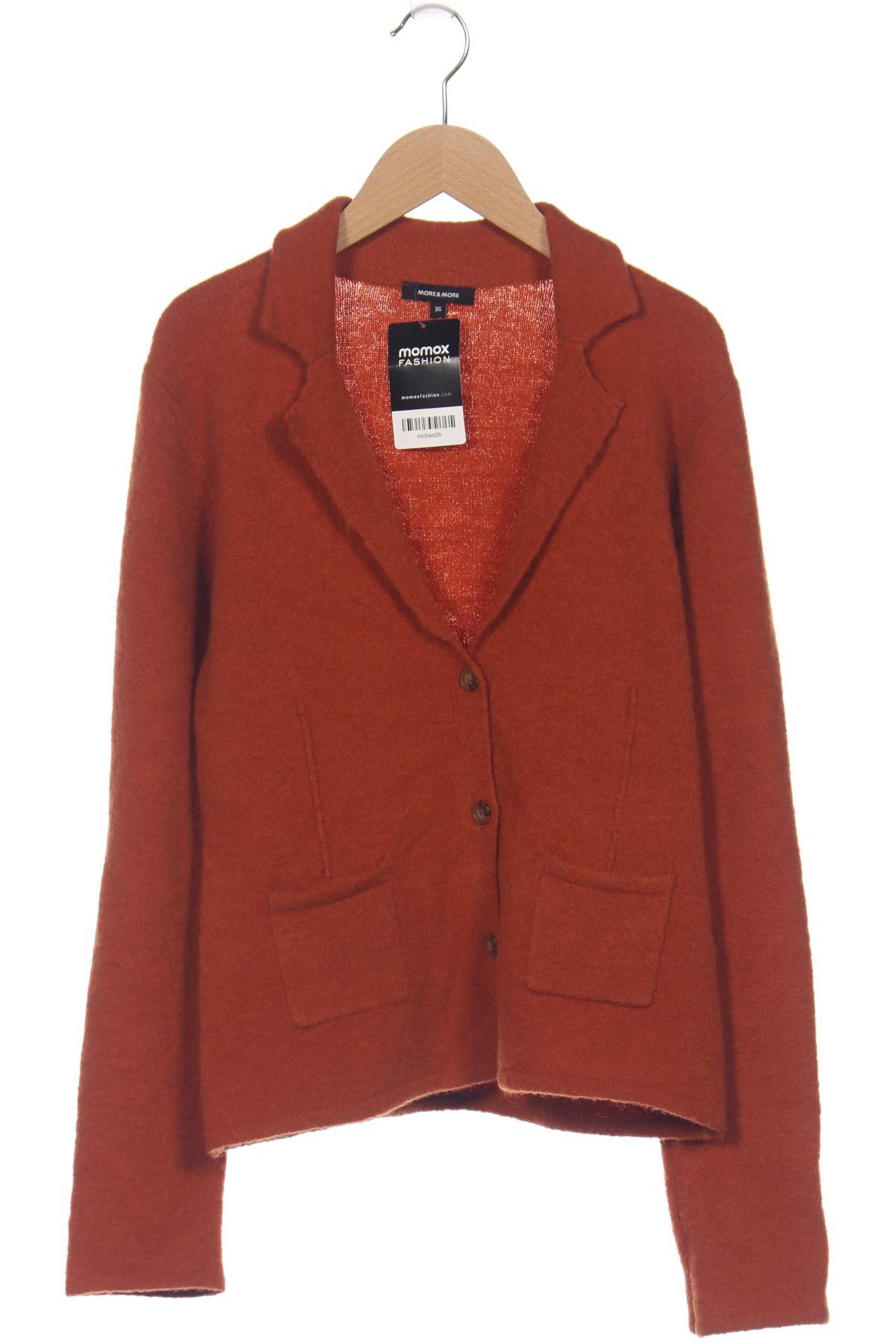 

More & More Damen Strickjacke, orange, Gr. 36