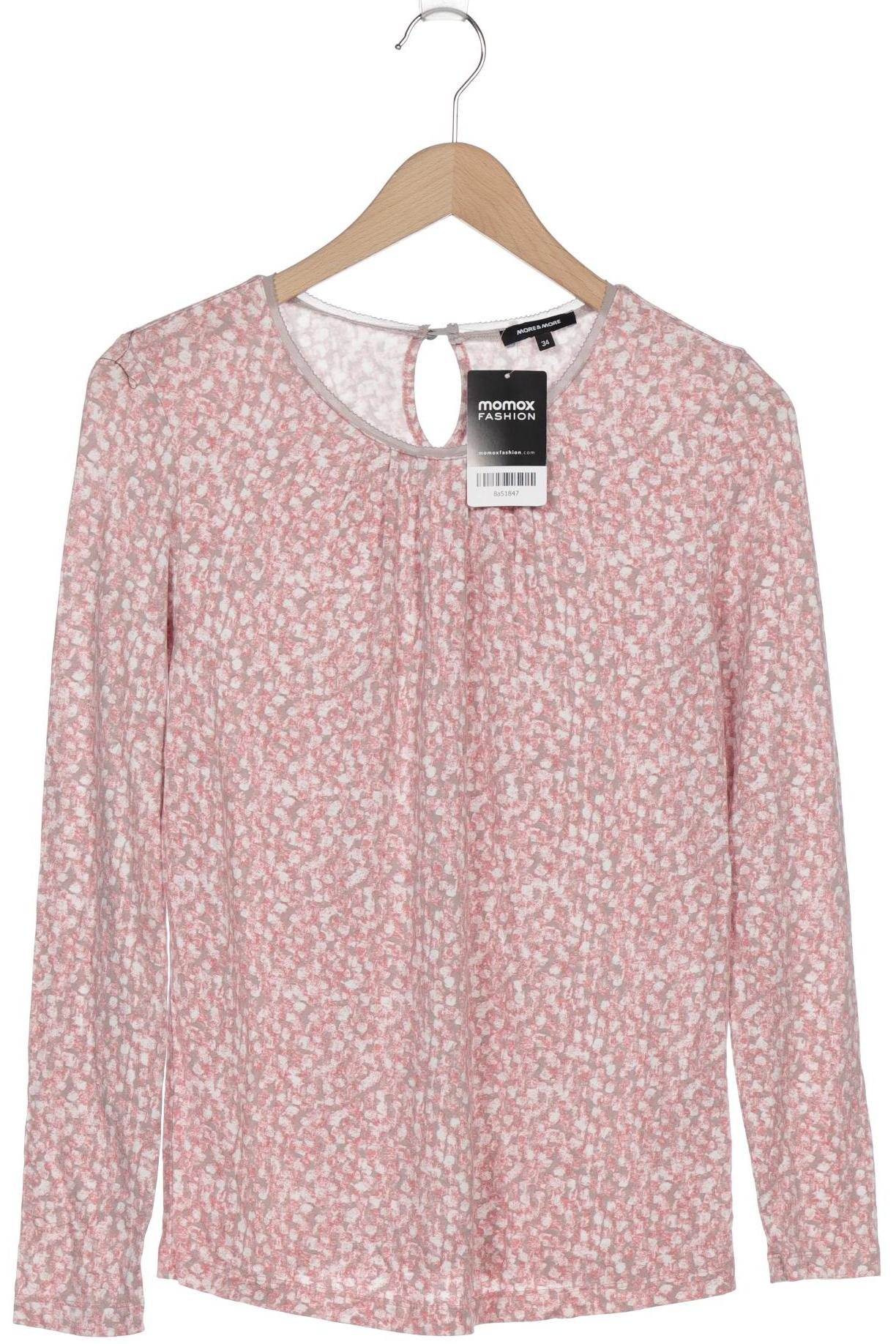 

More & More Damen Langarmshirt, grau, Gr. 34