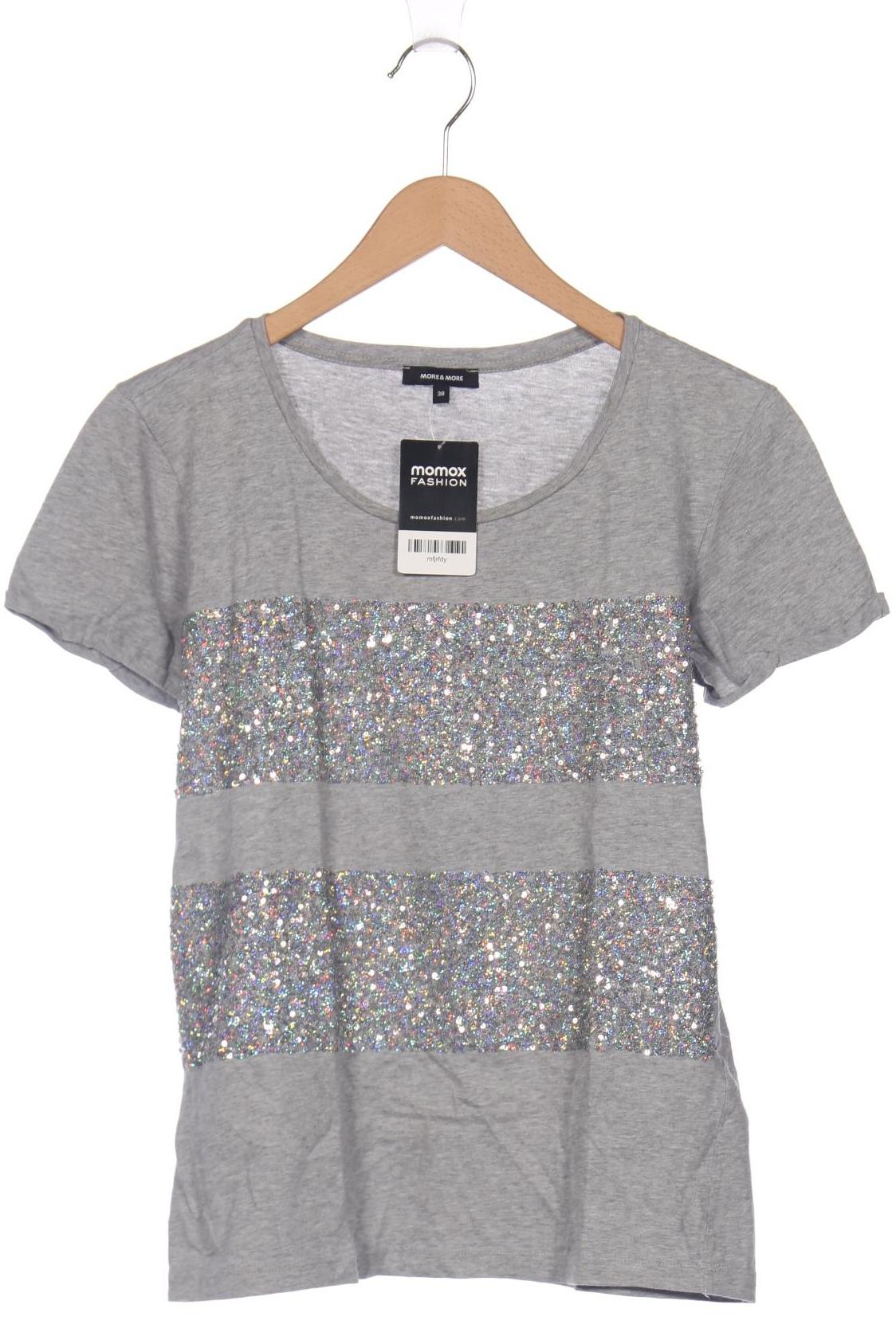 

More & More Damen T-Shirt, grau, Gr. 38