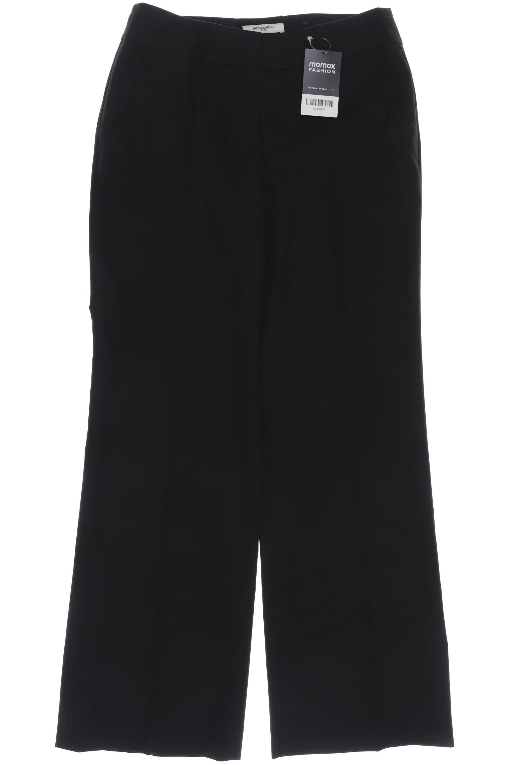 

More & More Damen Stoffhose, schwarz, Gr. 36