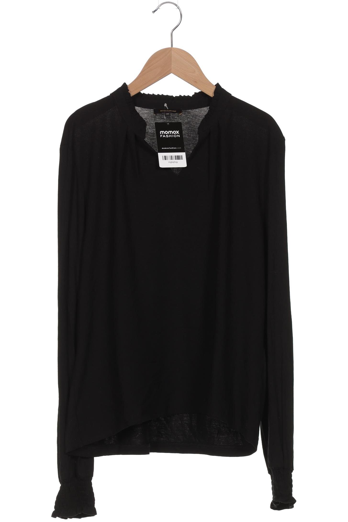 

More & More Damen Langarmshirt, schwarz, Gr. 40
